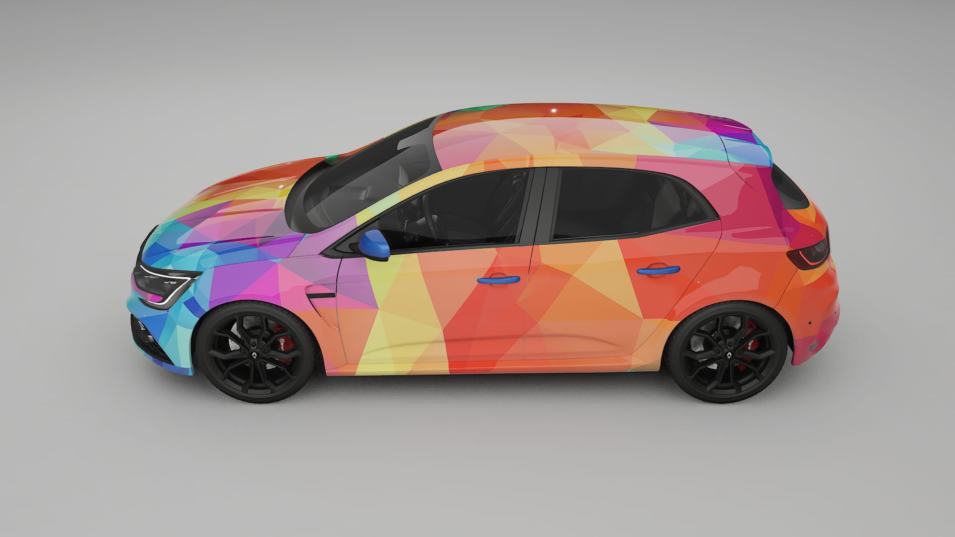Renault Megane RS IV VECTOR VIBE Designed Wrap PPF Kit – Printable Polyurethane Film