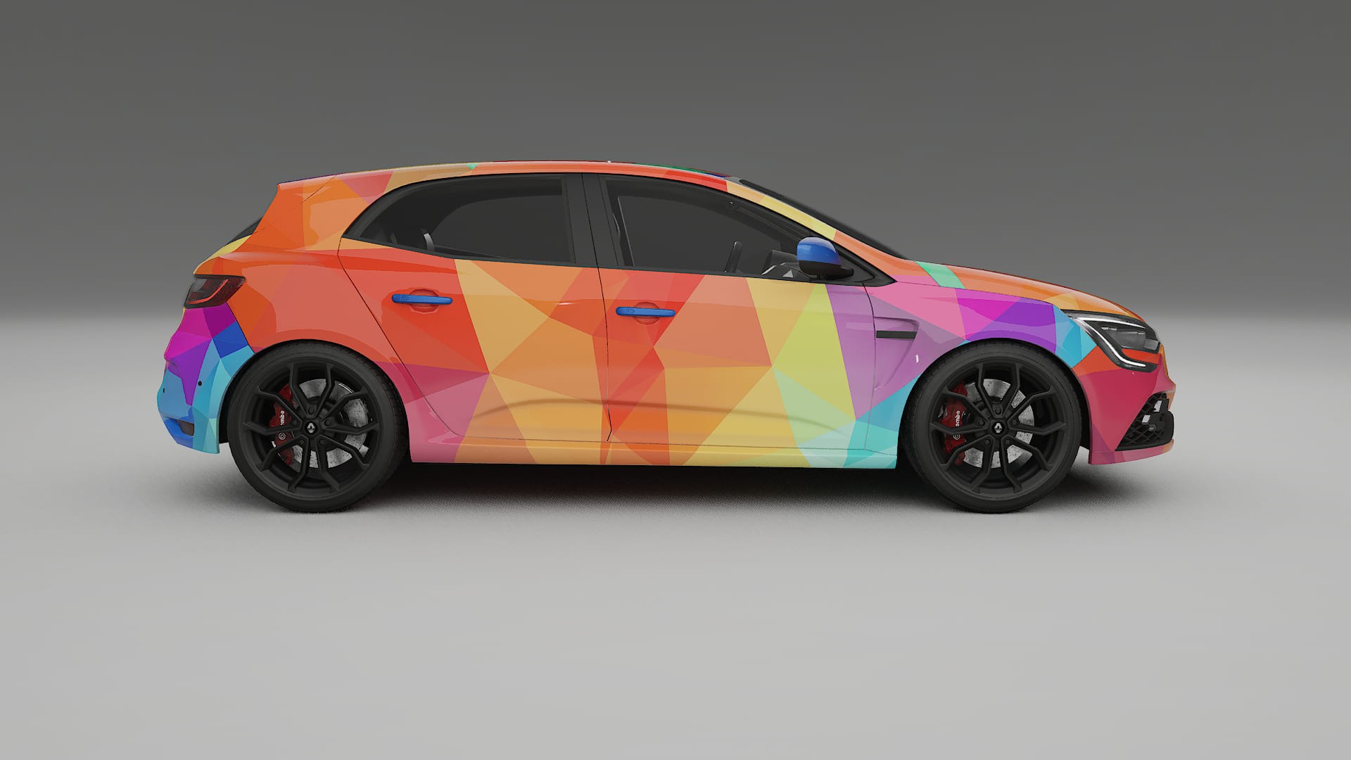 Renault Megane RS IV VECTOR VIBE Designed Wrap PPF Kit – Printable Polyurethane Film