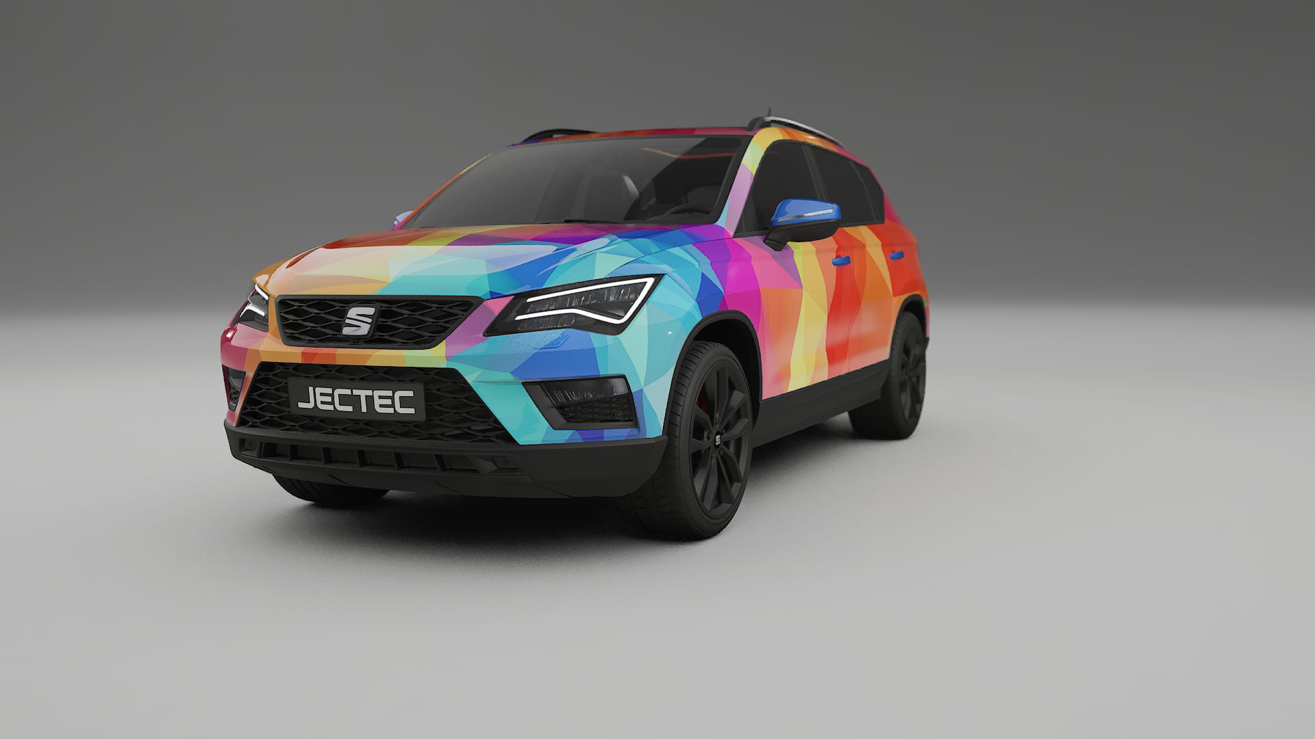 Seat Ateca KH7 VECTOR VIBE Designed Wrap PPF Kit – Printable Polyurethane Film