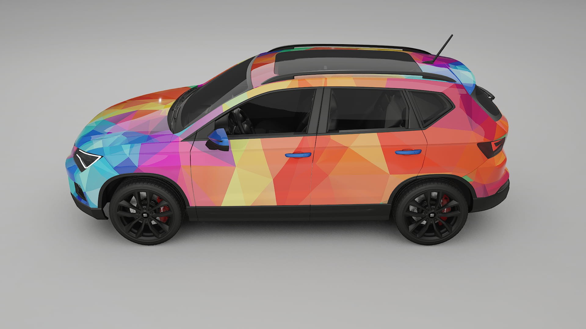 Seat Ateca KH7 VECTOR VIBE Designed Wrap PPF Kit – Printable Polyurethane Film