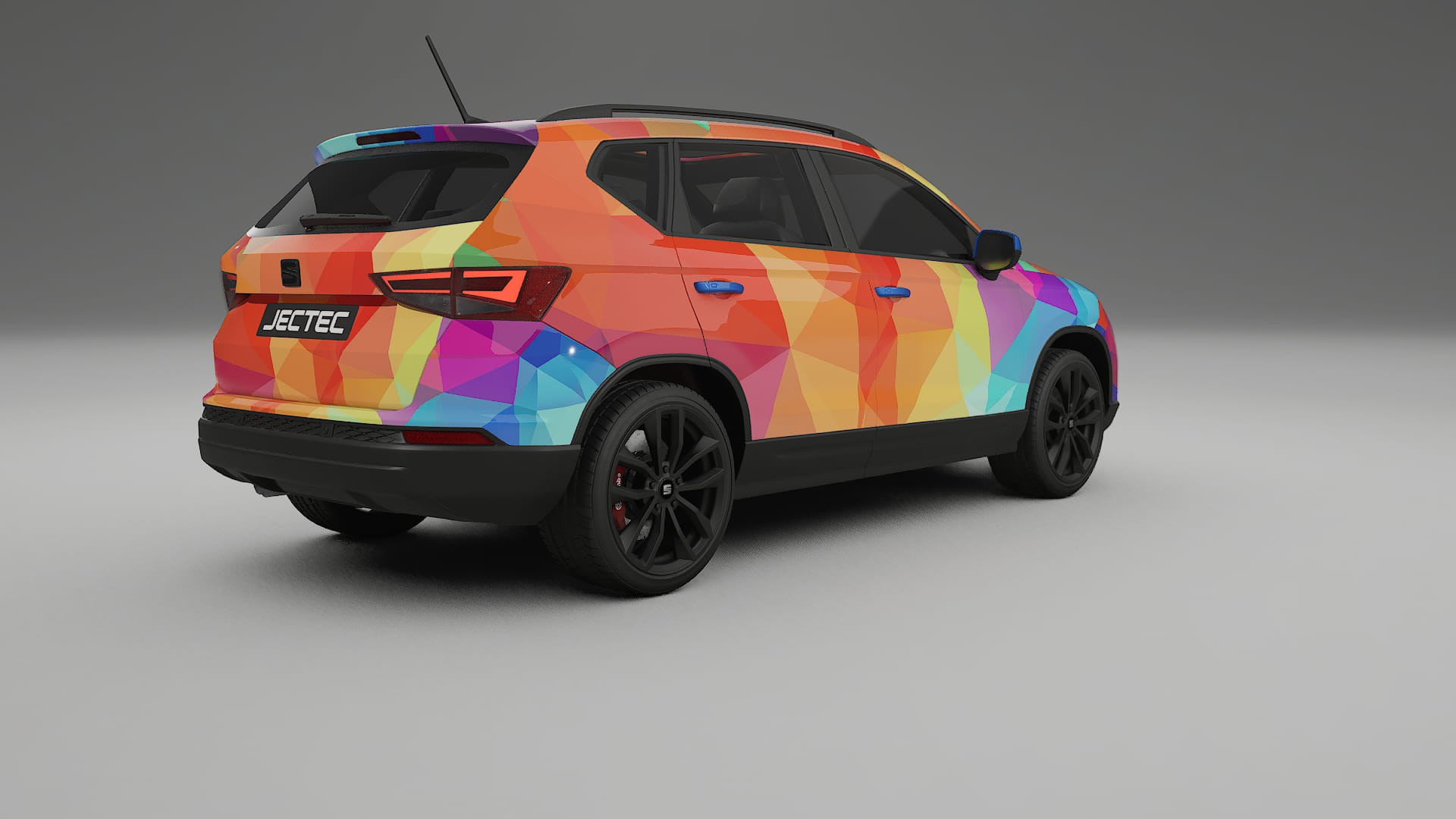Seat Ateca KH7 VECTOR VIBE Designed Wrap PPF Kit – Printable Polyurethane Film
