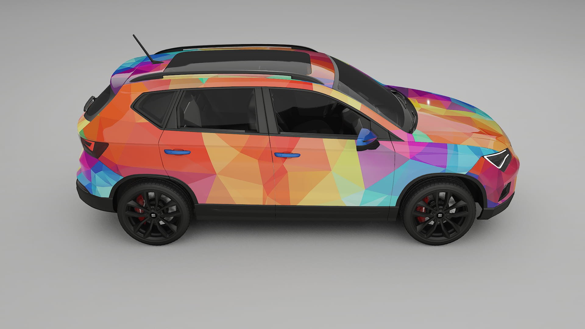 Seat Ateca KH7 VECTOR VIBE Designed Wrap PPF Kit – Printable Polyurethane Film