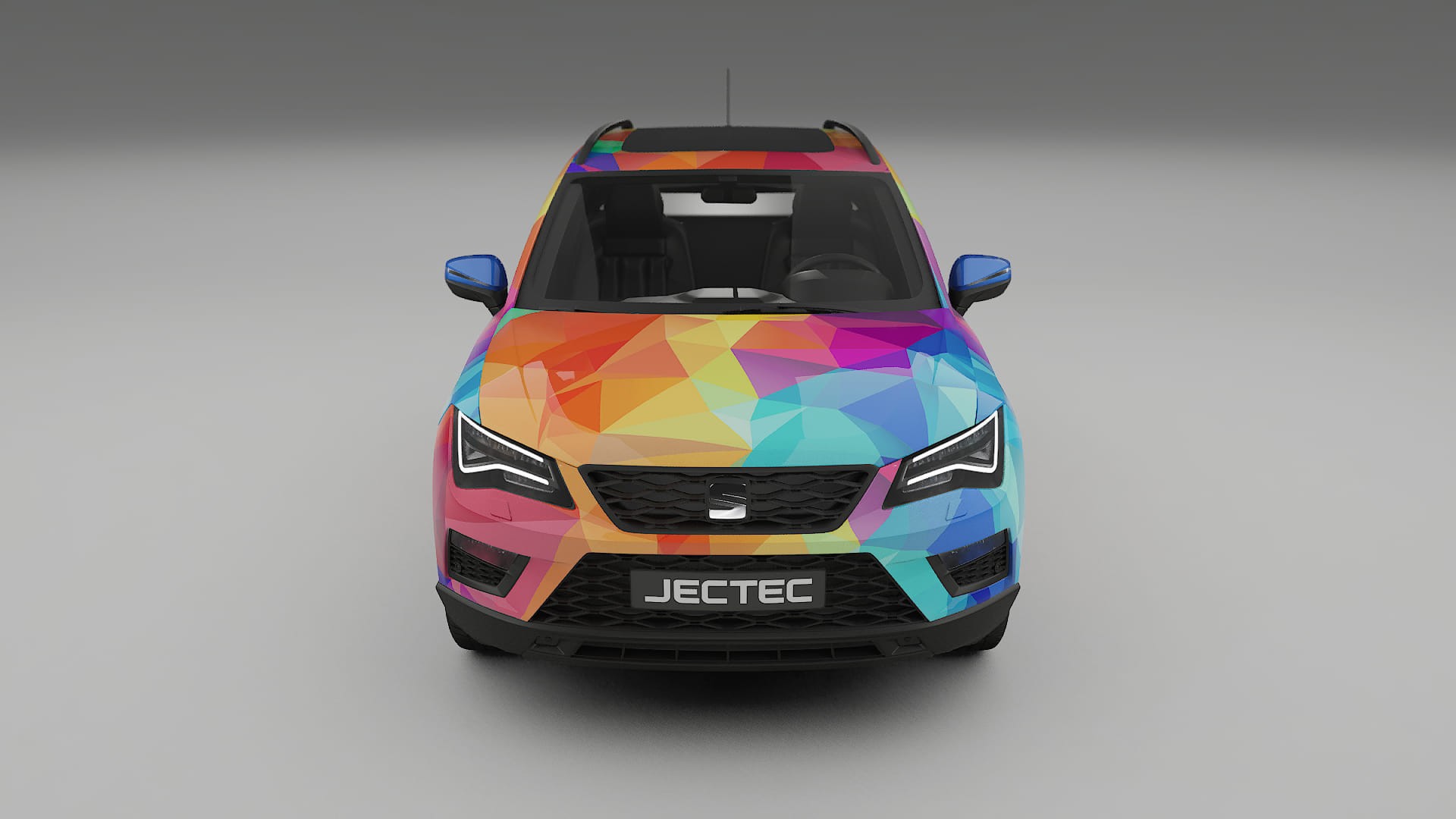 Seat Ateca KH7 VECTOR VIBE Designed Wrap PPF Kit – Printable Polyurethane Film