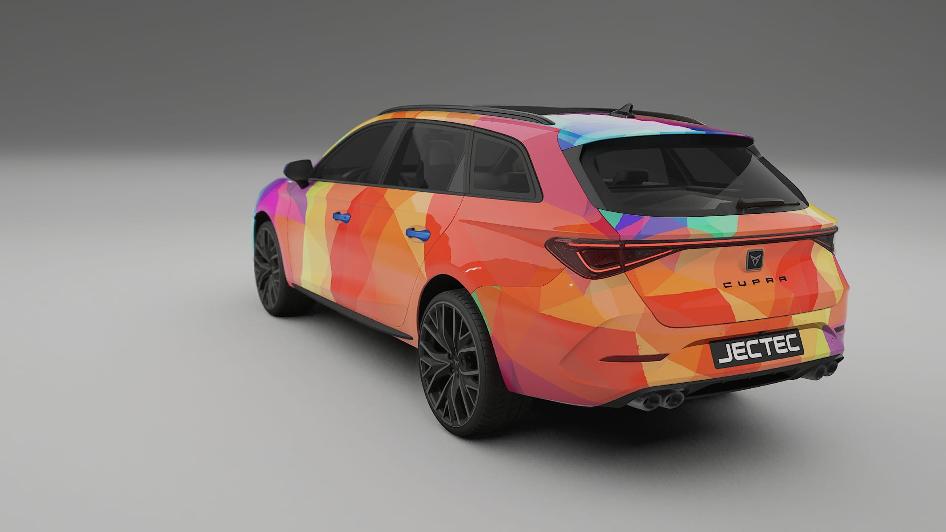 Seat Leon Cupra KL VECTOR VIBE Designed Wrap PPF Kit – Printable Polyurethane Film