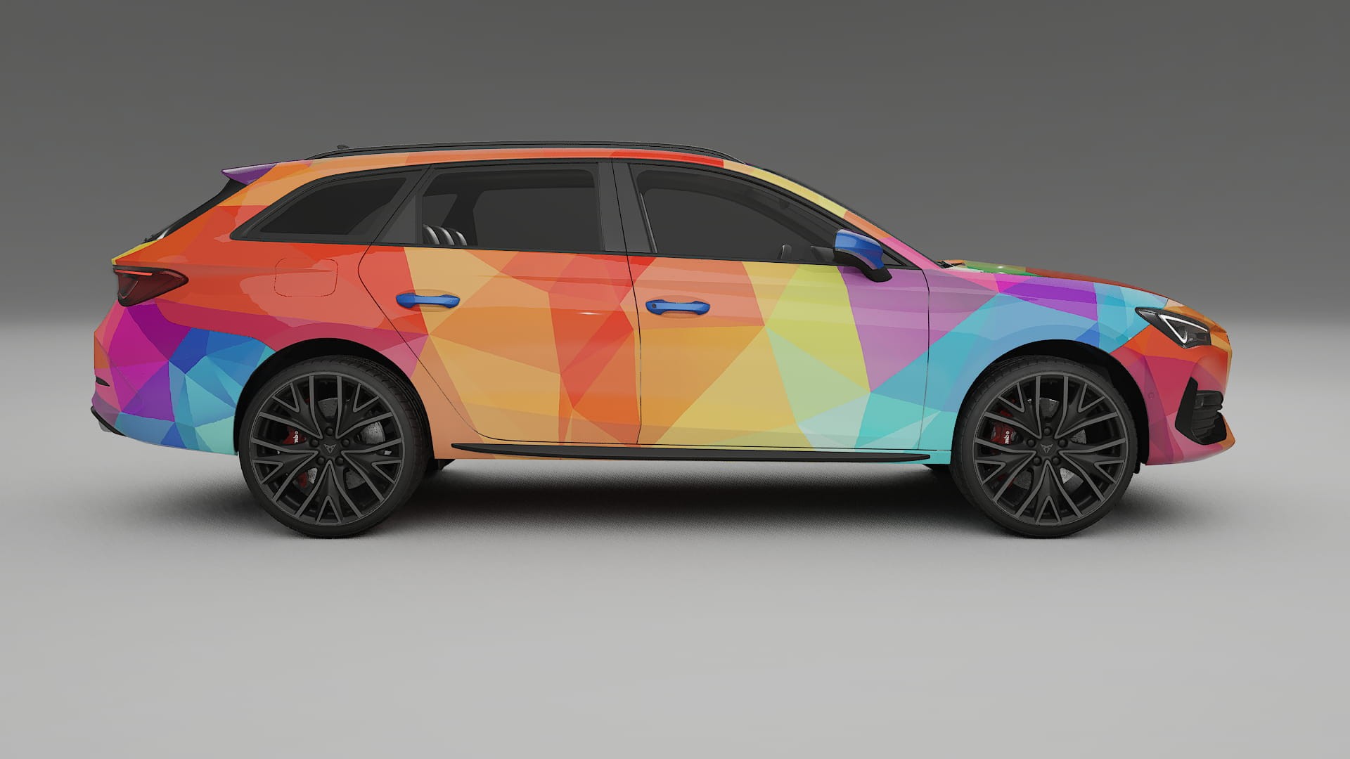 Seat Leon Cupra KL VECTOR VIBE Designed Wrap PPF Kit – Printable Polyurethane Film