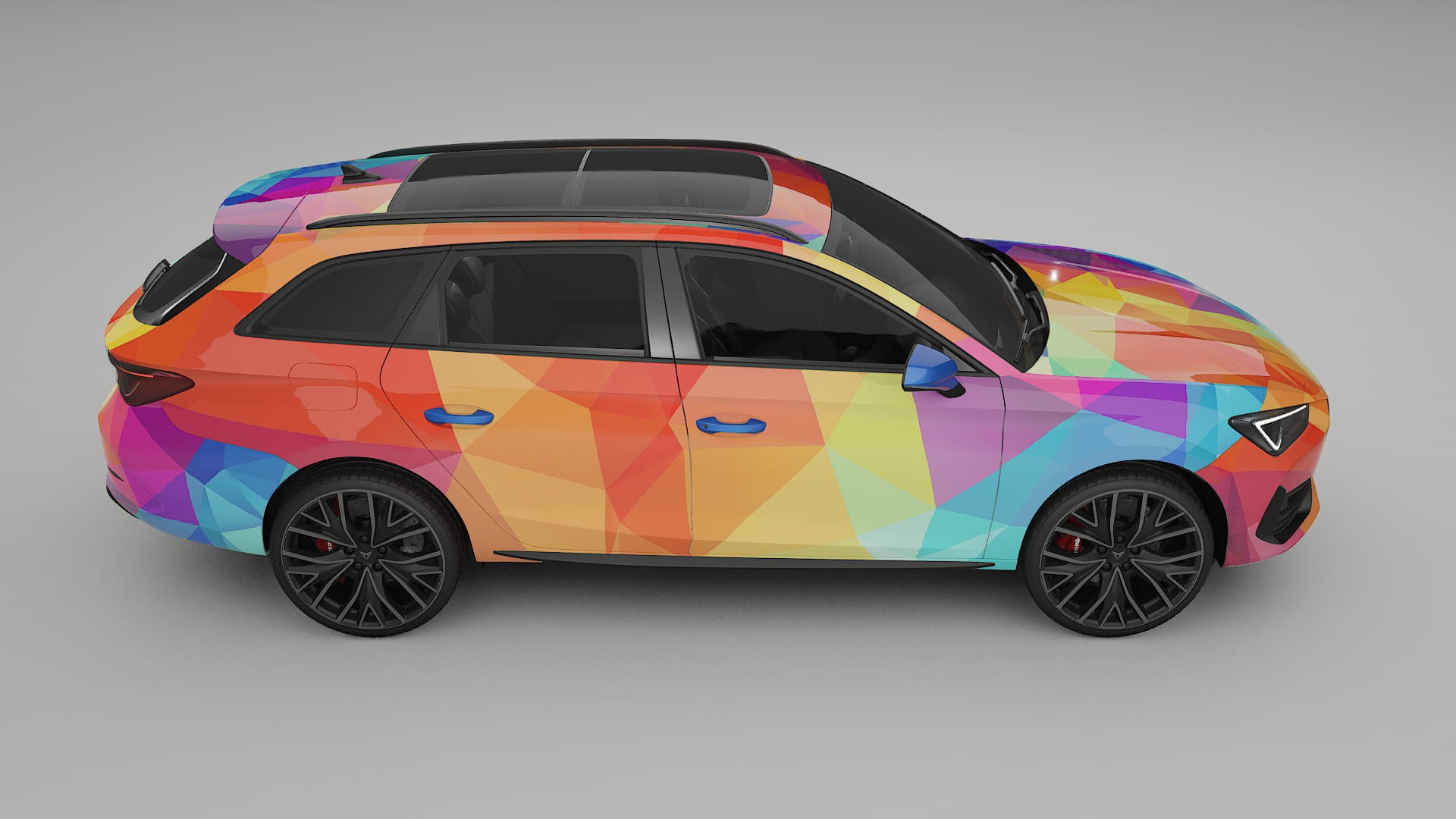 Seat Leon Cupra KL VECTOR VIBE Designed Wrap PPF Kit – Printable Polyurethane Film