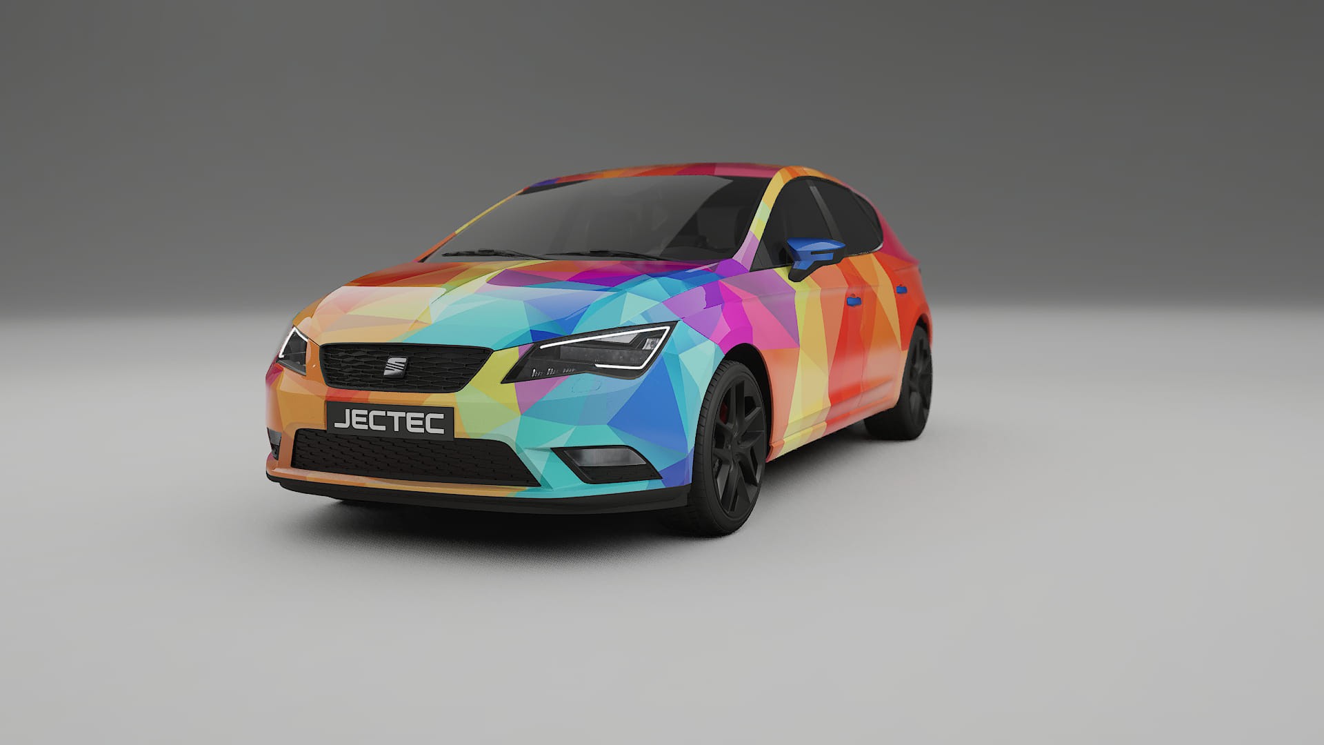 Seat Leon FR 5F VECTOR VIBE Designed Wrap PPF Kit – Printable Polyurethane Film