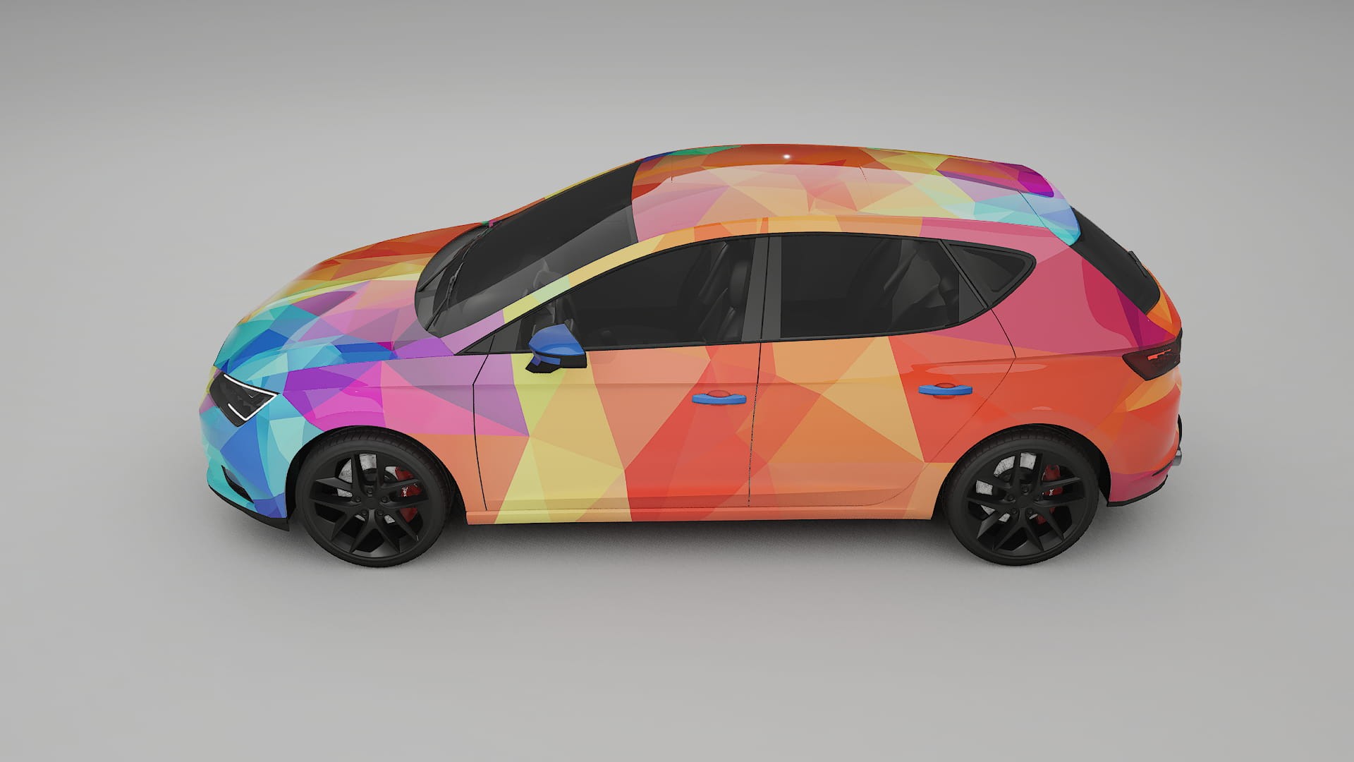 Seat Leon FR 5F VECTOR VIBE Designed Wrap PPF Kit – Printable Polyurethane Film