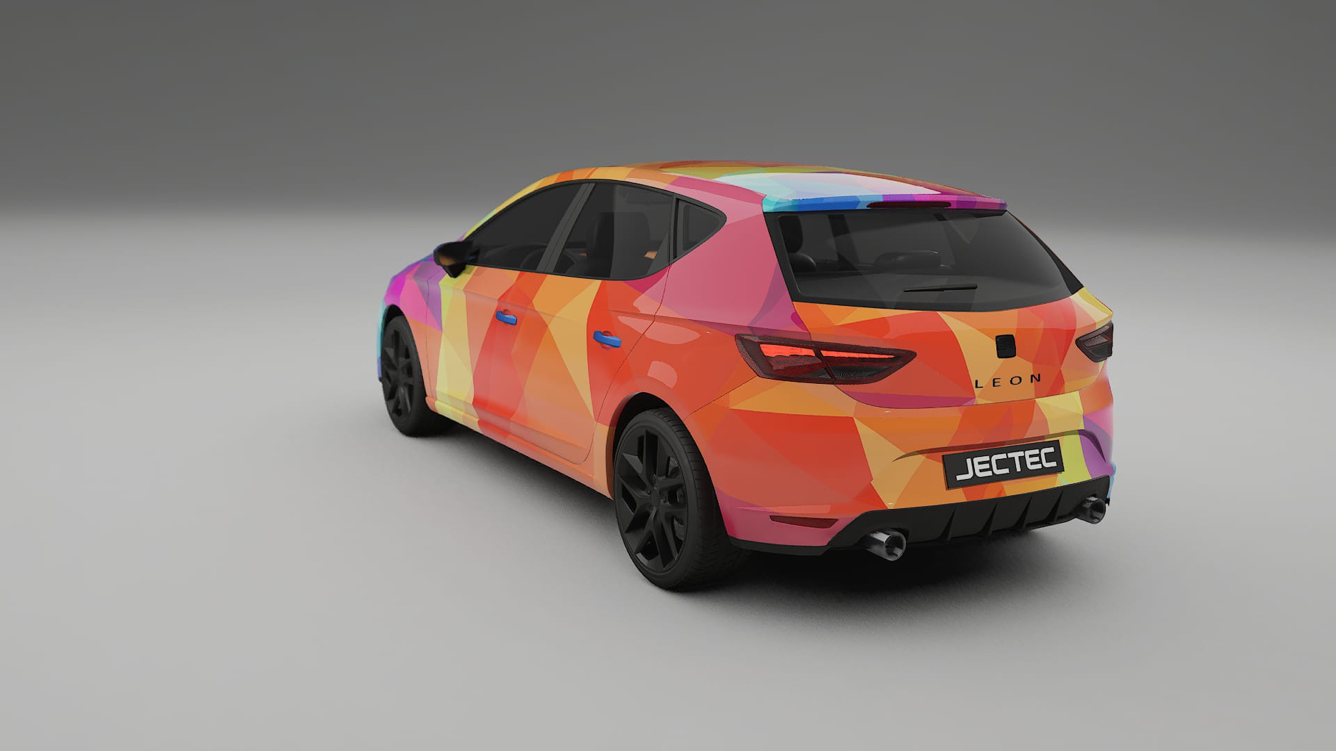 Seat Leon FR 5F VECTOR VIBE Designed Wrap PPF Kit – Printable Polyurethane Film