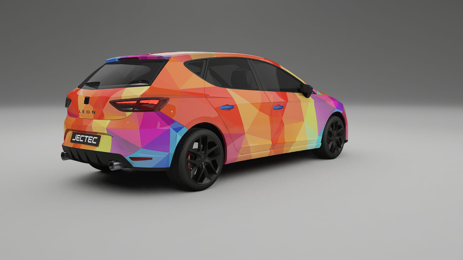 Seat Leon FR 5F VECTOR VIBE Designed Wrap PPF Kit – Printable Polyurethane Film