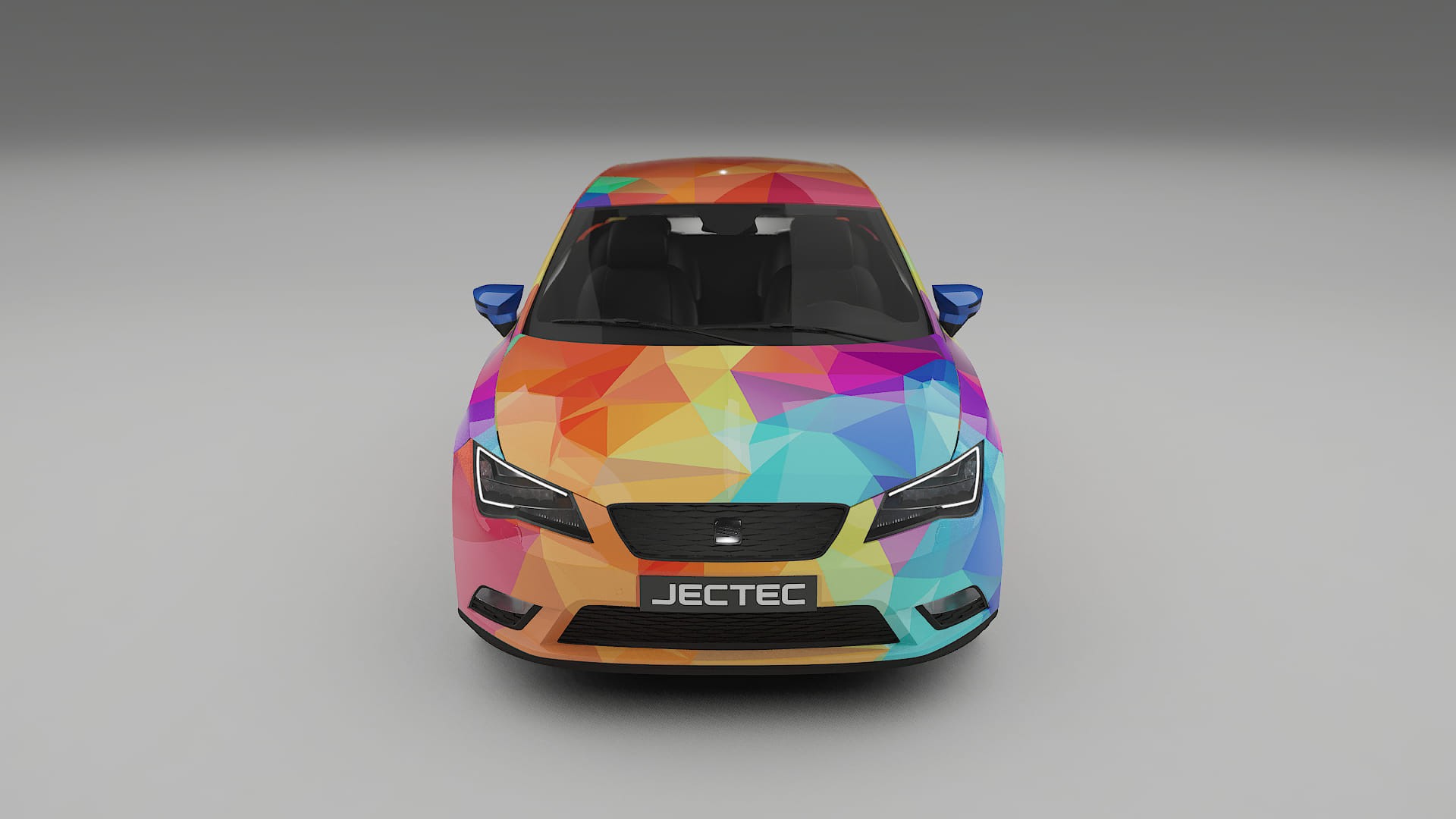 Seat Leon FR 5F VECTOR VIBE Designed Wrap PPF Kit – Printable Polyurethane Film