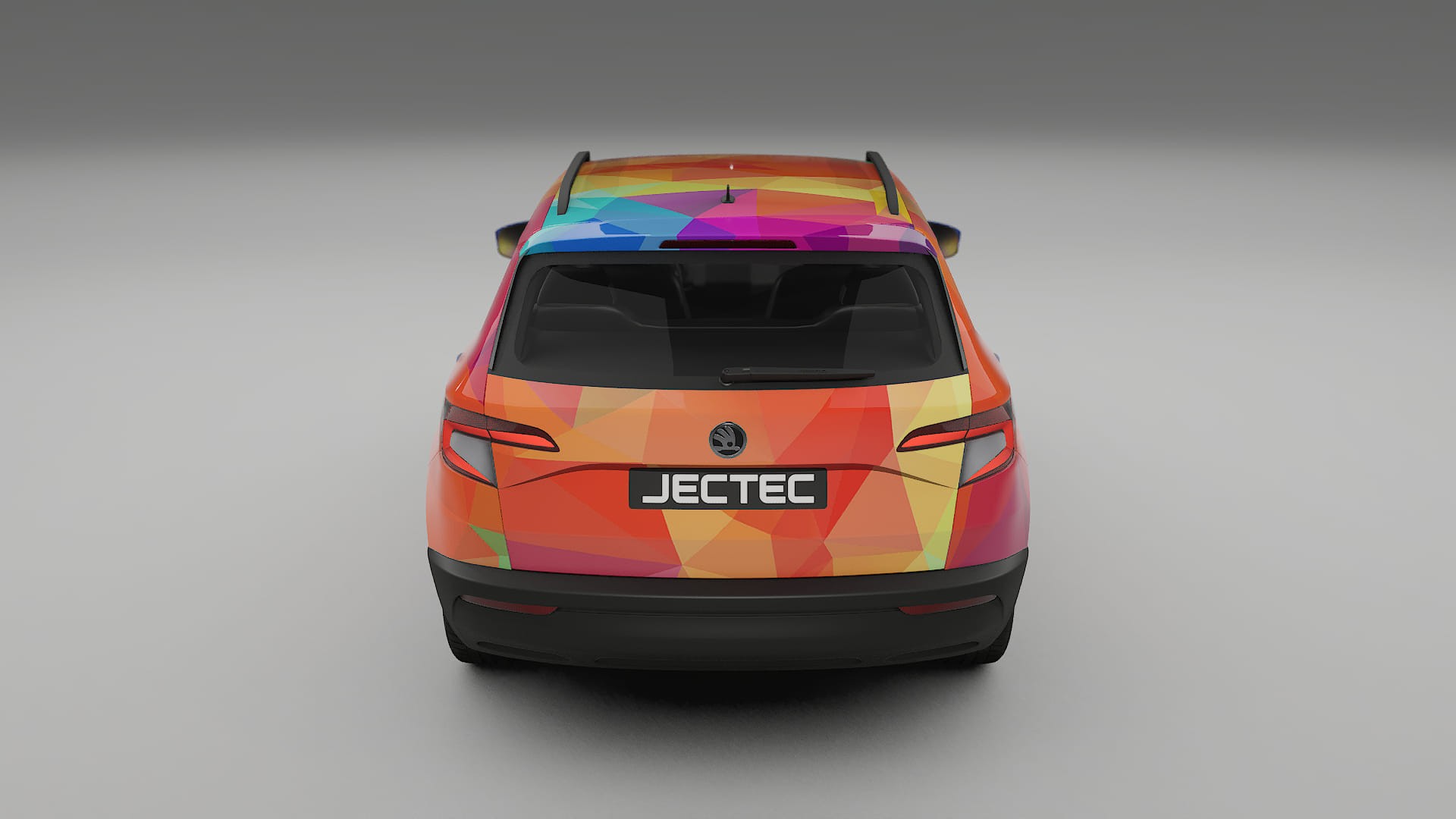 Škoda Karoq NU7 VECTOR VIBE Designed Wrap PPF Kit – Printable Polyurethane Film