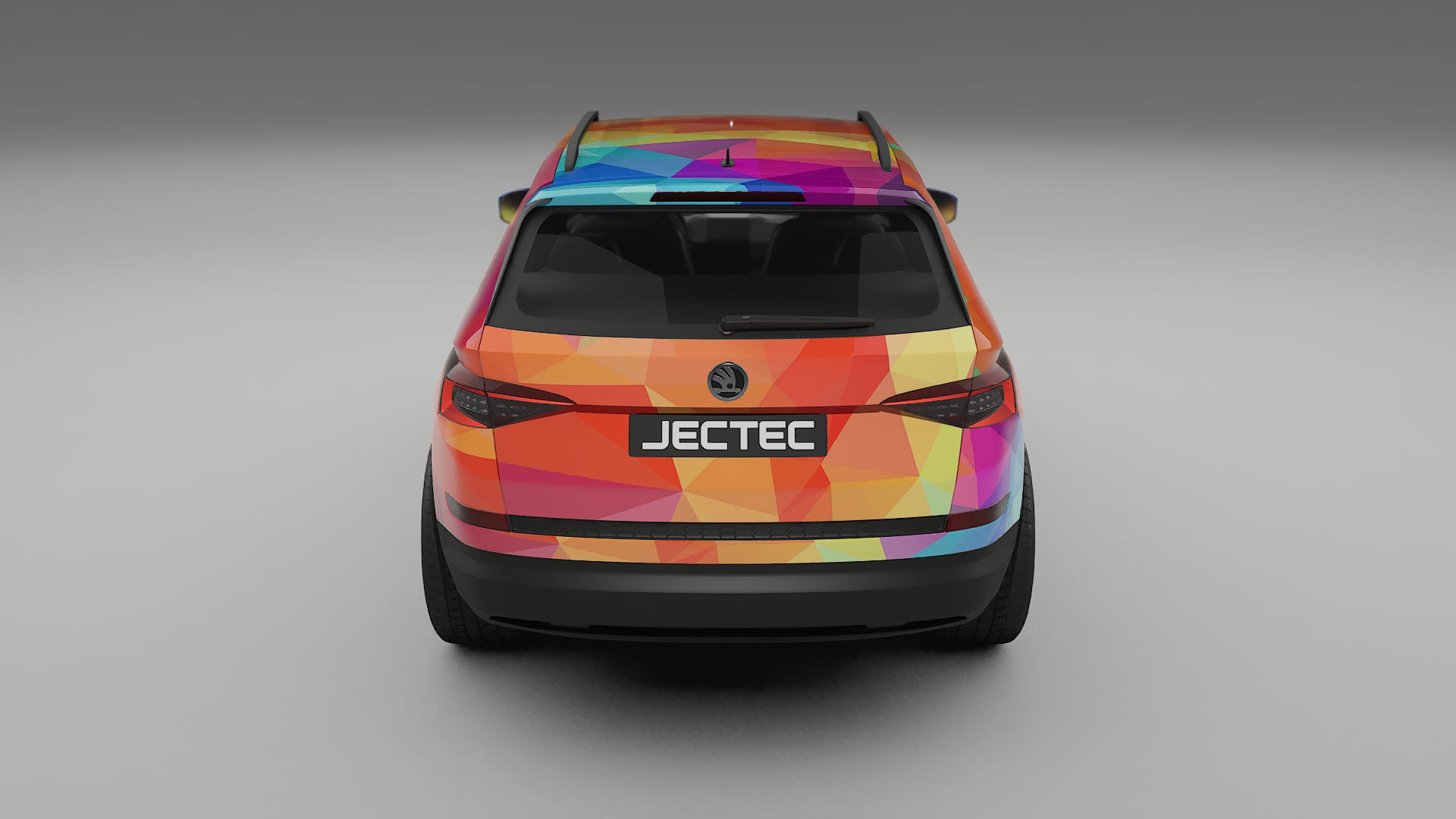 Škoda Kodiaq NS7 VECTOR VIBE Designed Wrap PPF Kit – Printable Polyurethane Film