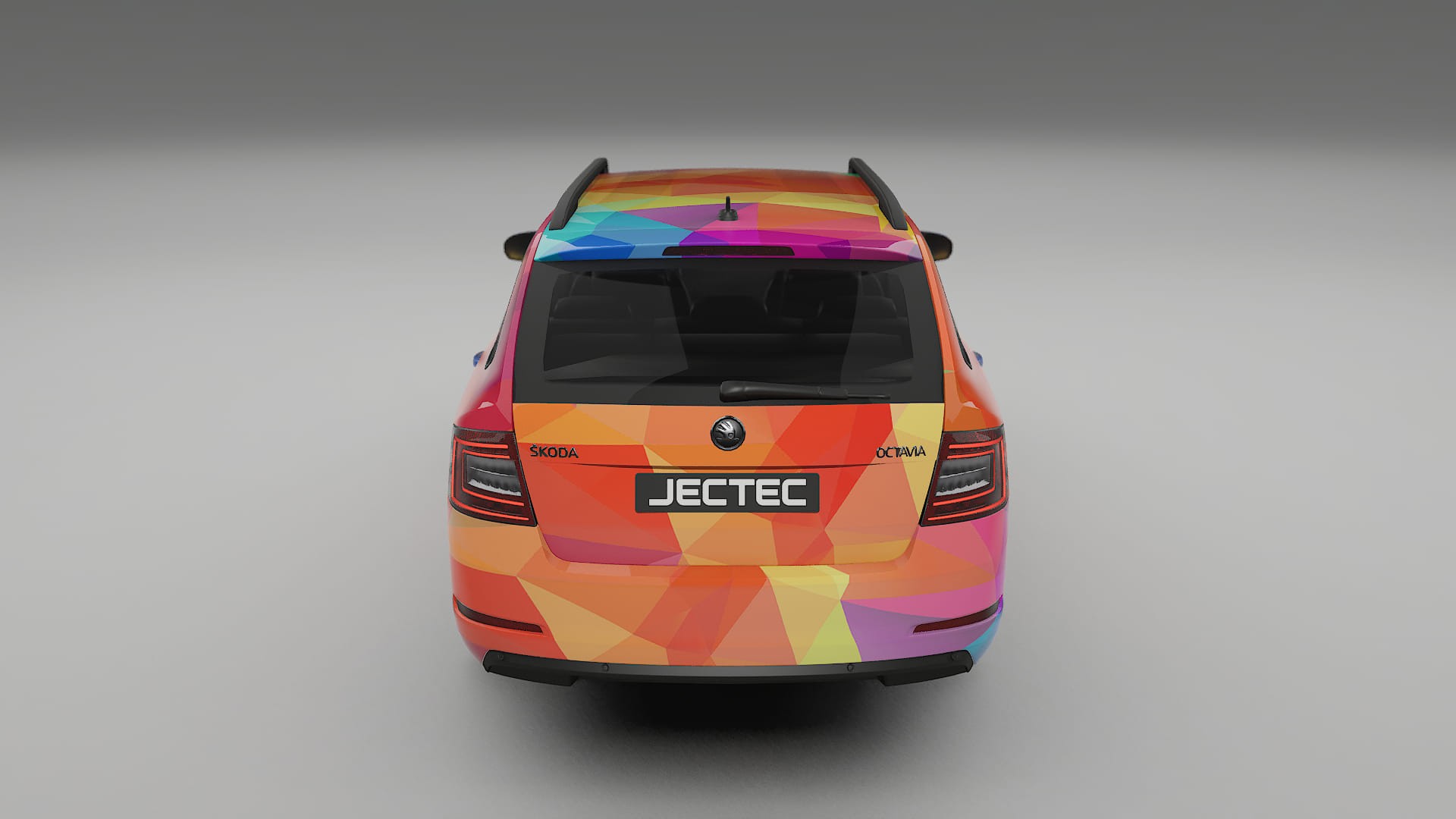 Škoda Octavia combi 5E VECTOR VIBE Designed Wrap PPF Kit – Printable Polyurethane Film