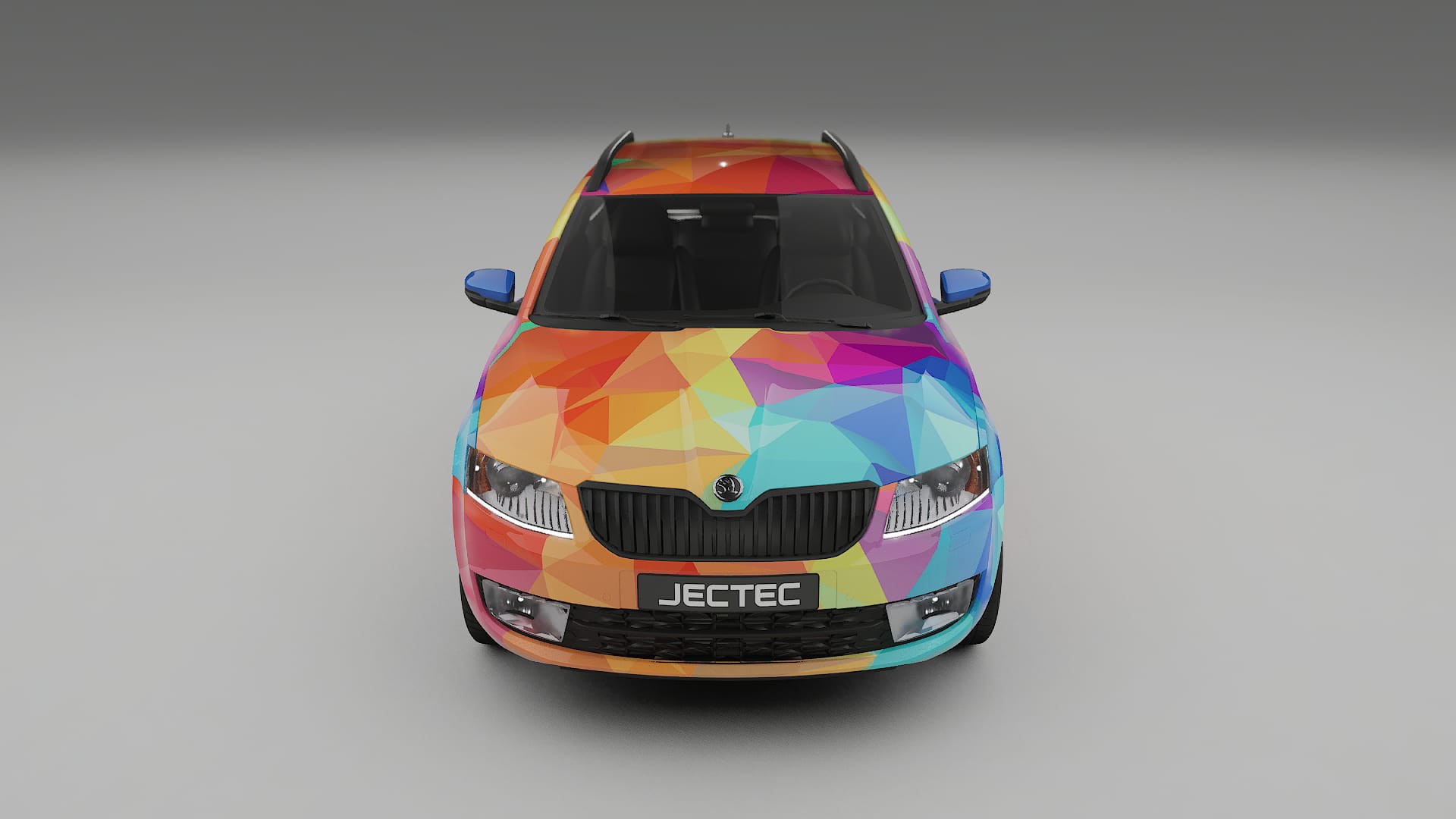 Škoda Octavia combi 5E VECTOR VIBE Designed Wrap PPF Kit – Printable Polyurethane Film
