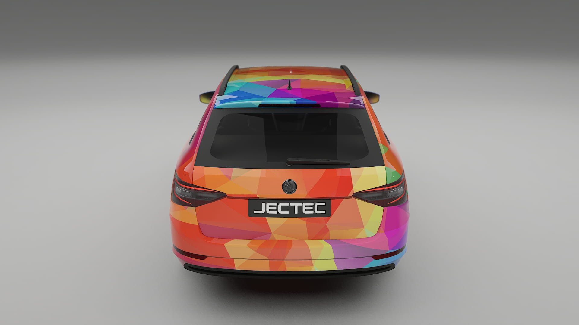 Škoda Superb B8 VECTOR VIBE Designed Wrap PPF Kit – Printable Polyurethane Film
