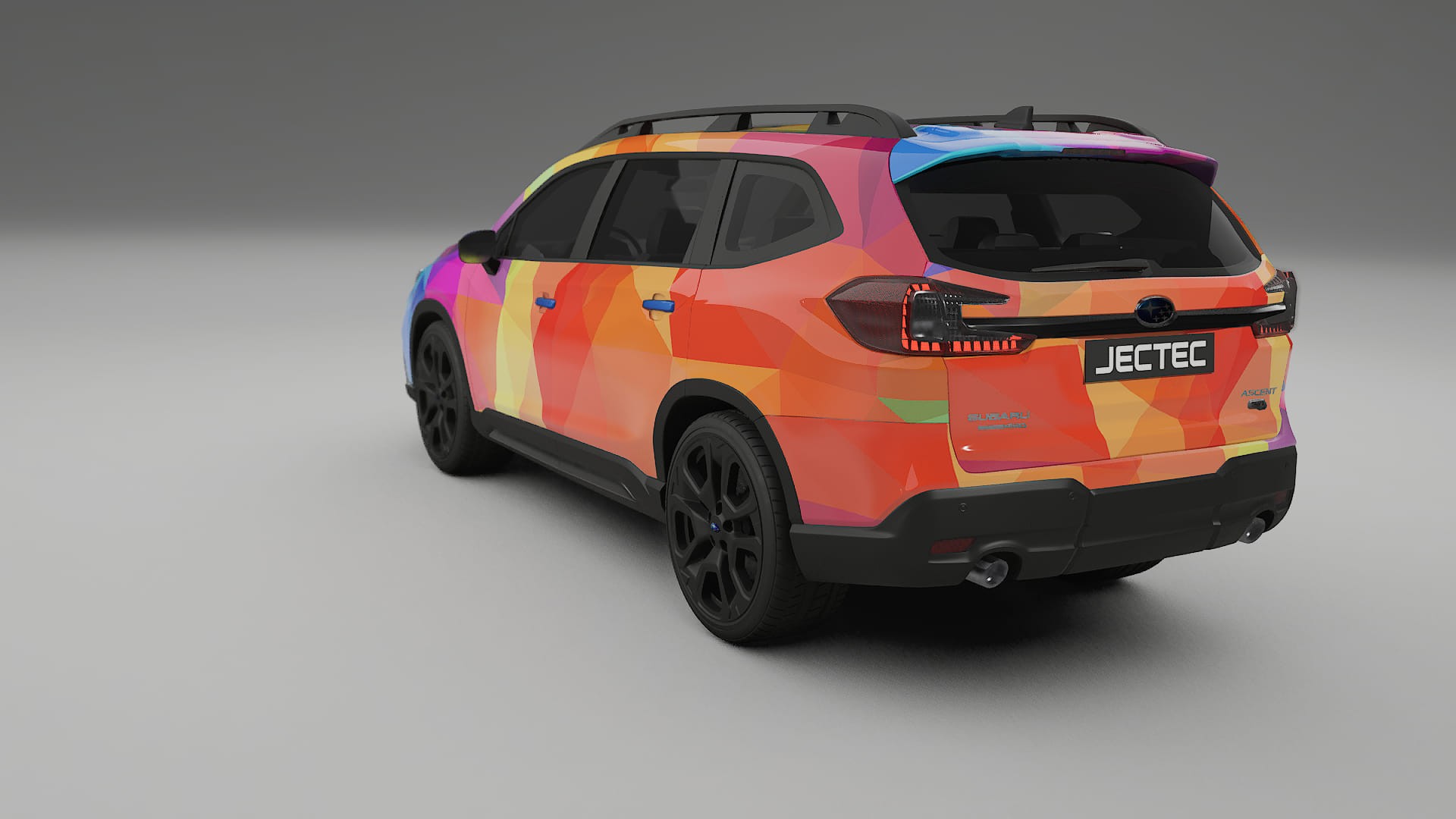 Subaru Ascent BT facelift LCI VECTOR VIBE Designed Wrap PPF Kit – Printable Polyurethane Film