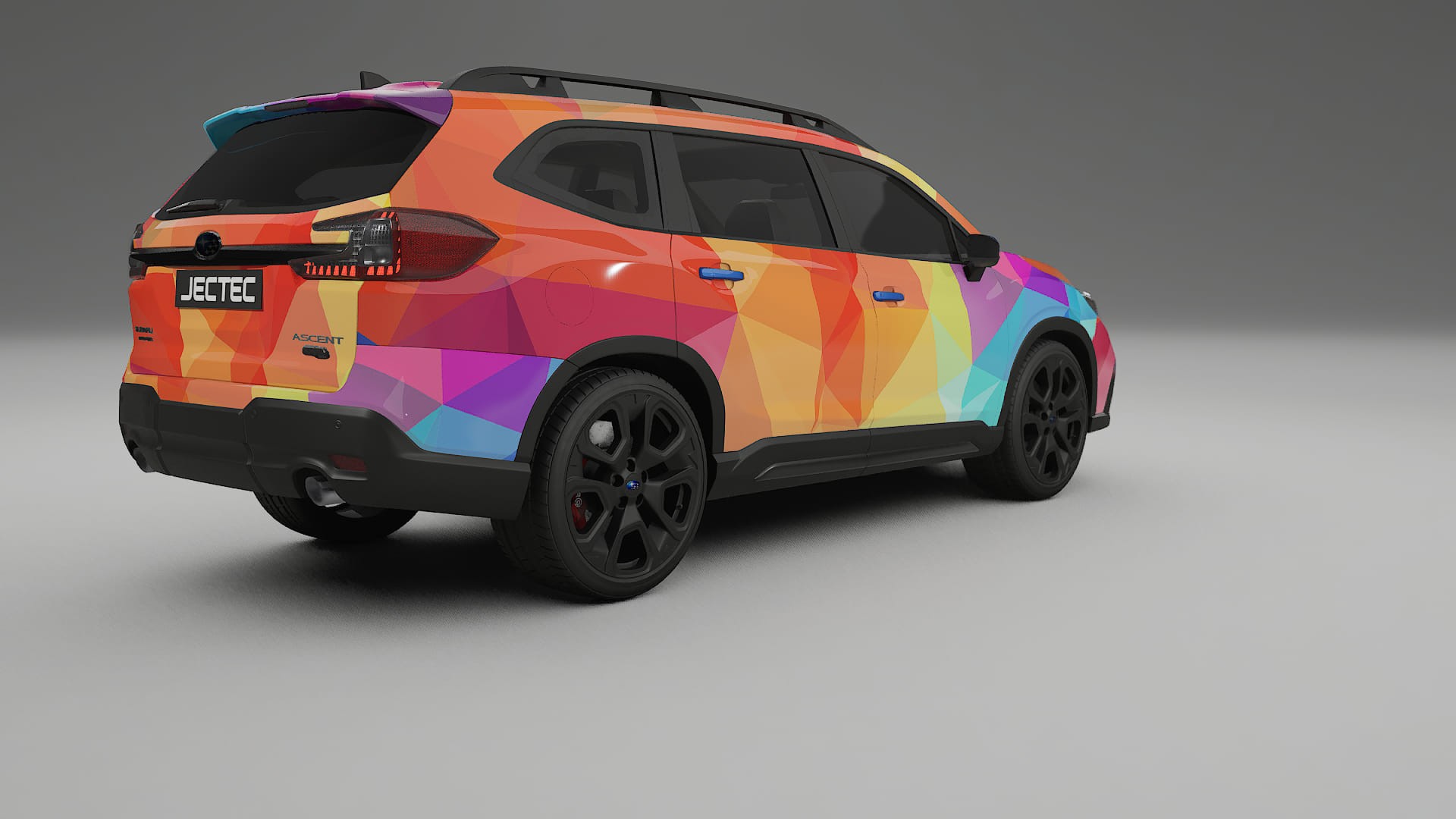 Subaru Ascent BT facelift LCI VECTOR VIBE Designed Wrap PPF Kit – Printable Polyurethane Film