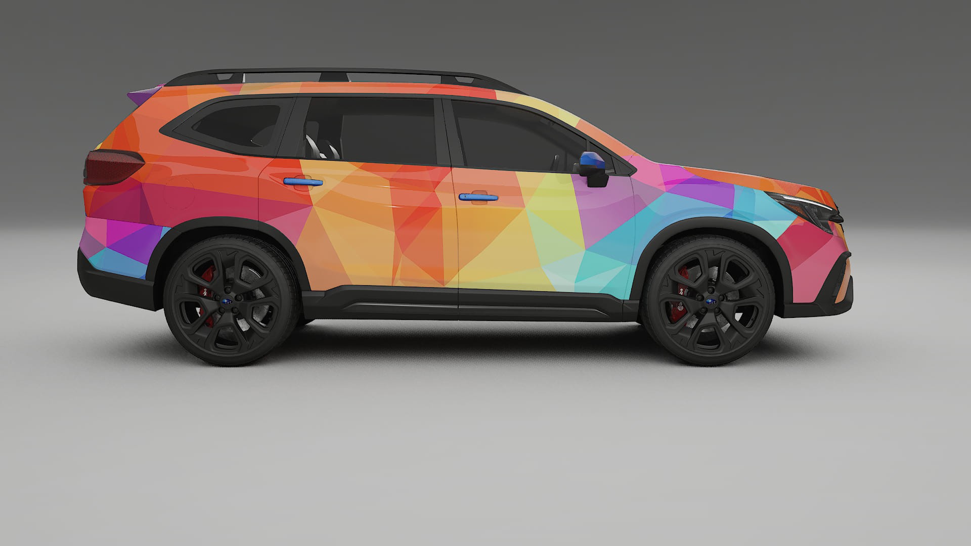 Subaru Ascent BT facelift LCI VECTOR VIBE Designed Wrap PPF Kit – Printable Polyurethane Film