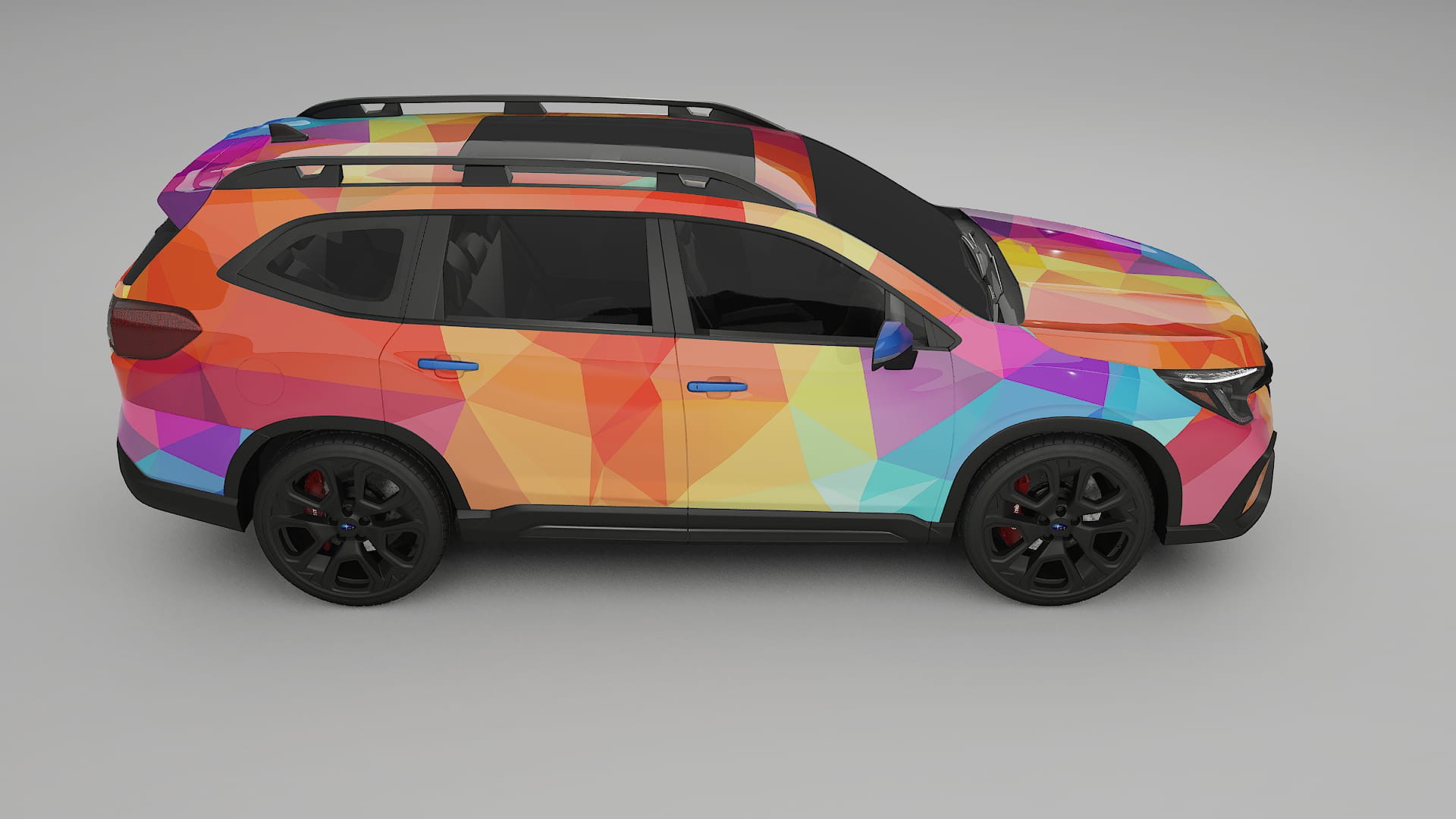 Subaru Ascent BT facelift LCI VECTOR VIBE Designed Wrap PPF Kit – Printable Polyurethane Film