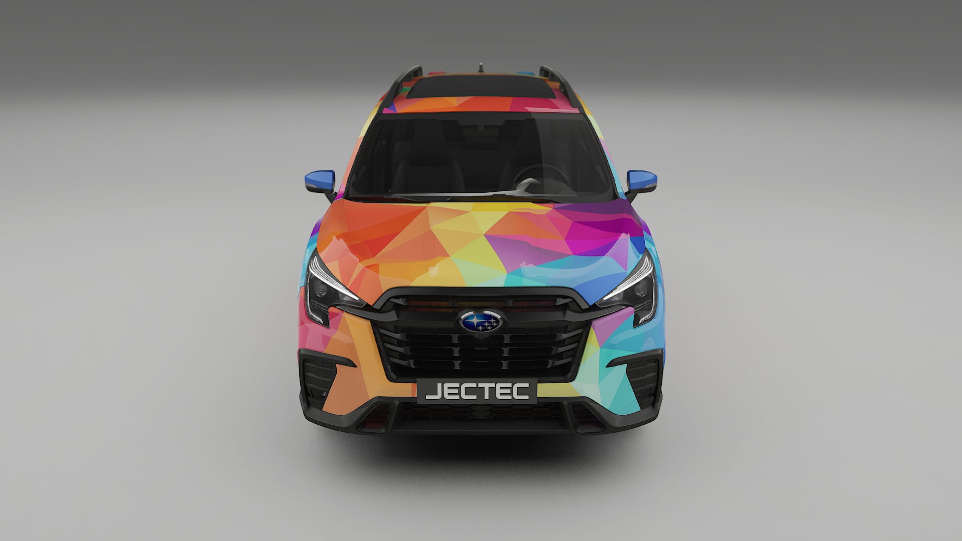 Subaru Ascent BT facelift LCI VECTOR VIBE Designed Wrap PPF Kit – Printable Polyurethane Film