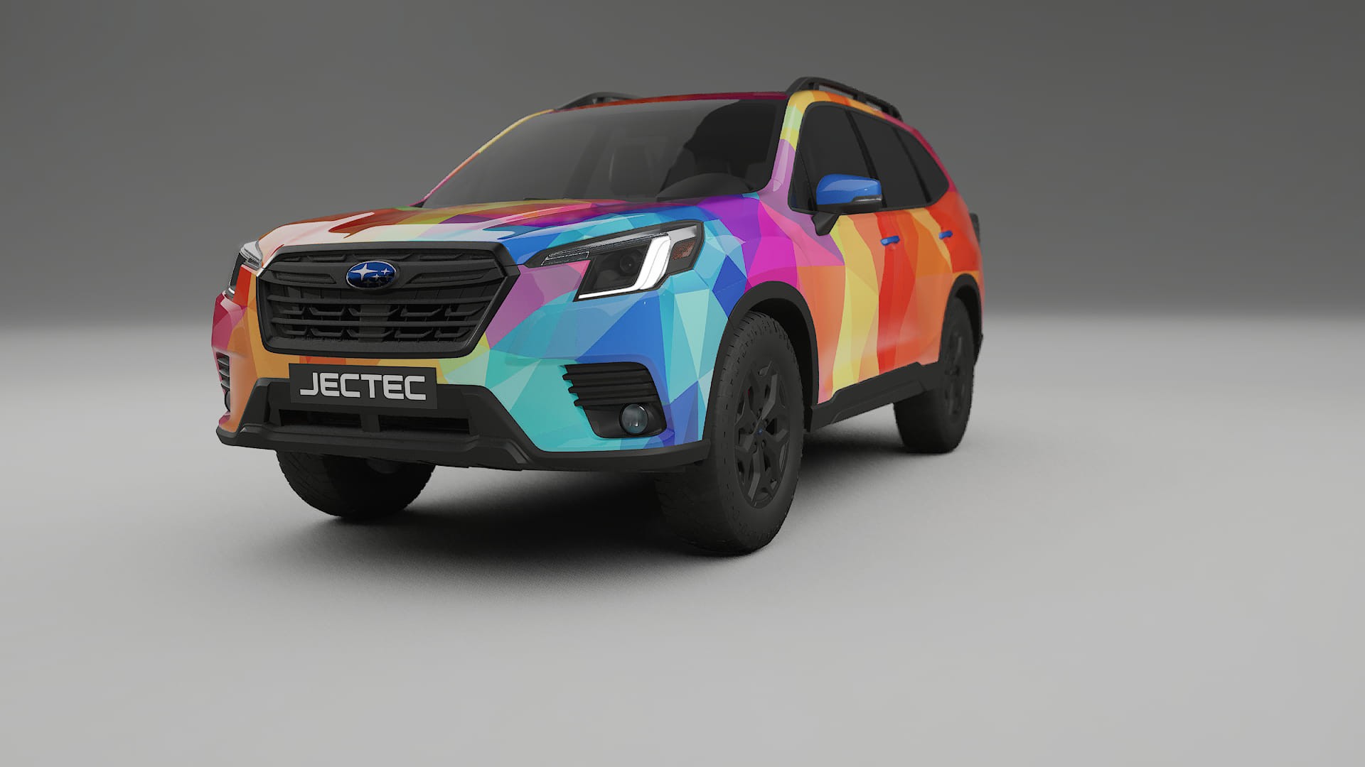 Subaru Forester V SK facelift LCI VECTOR VIBE Designed Wrap PPF Kit – Printable Polyurethane Film