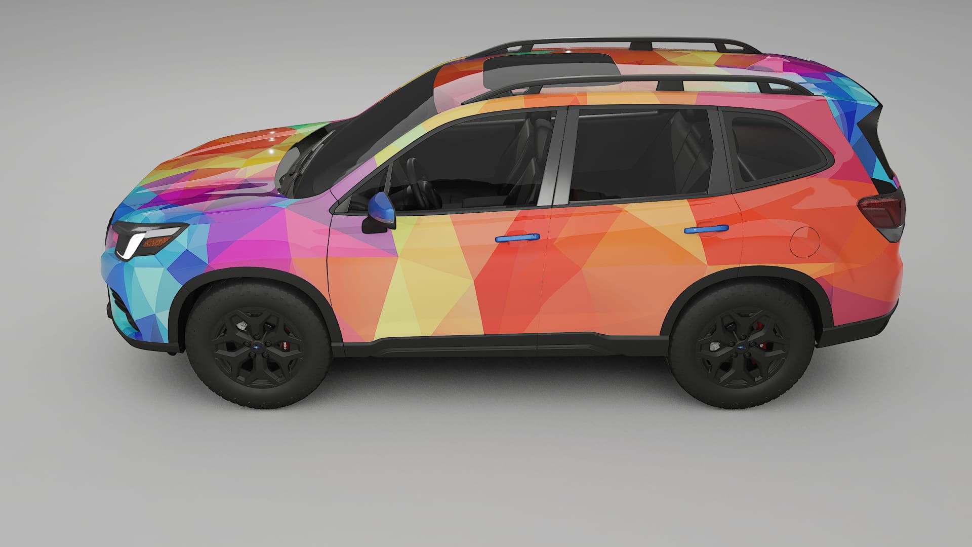 Subaru Forester V SK facelift LCI VECTOR VIBE Designed Wrap PPF Kit – Printable Polyurethane Film