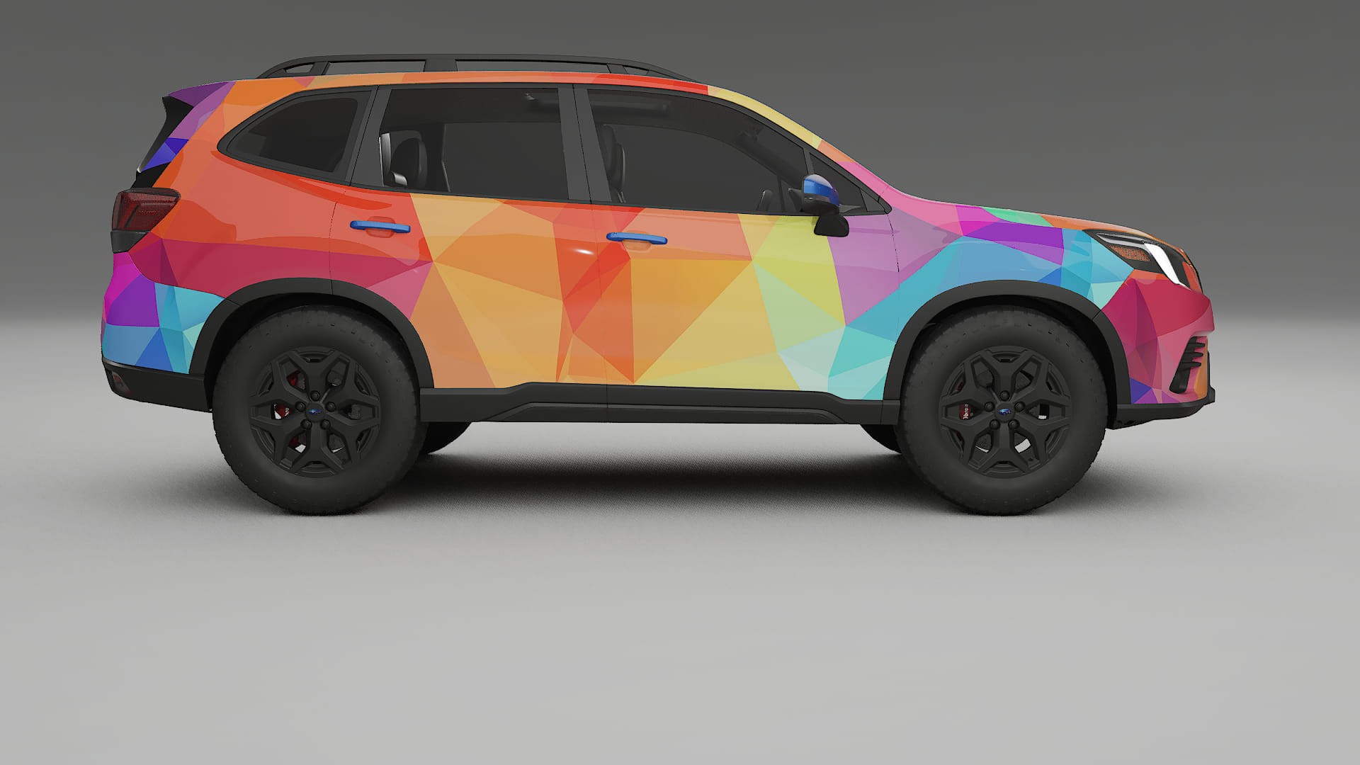 Subaru Forester V SK facelift LCI VECTOR VIBE Designed Wrap PPF Kit – Printable Polyurethane Film