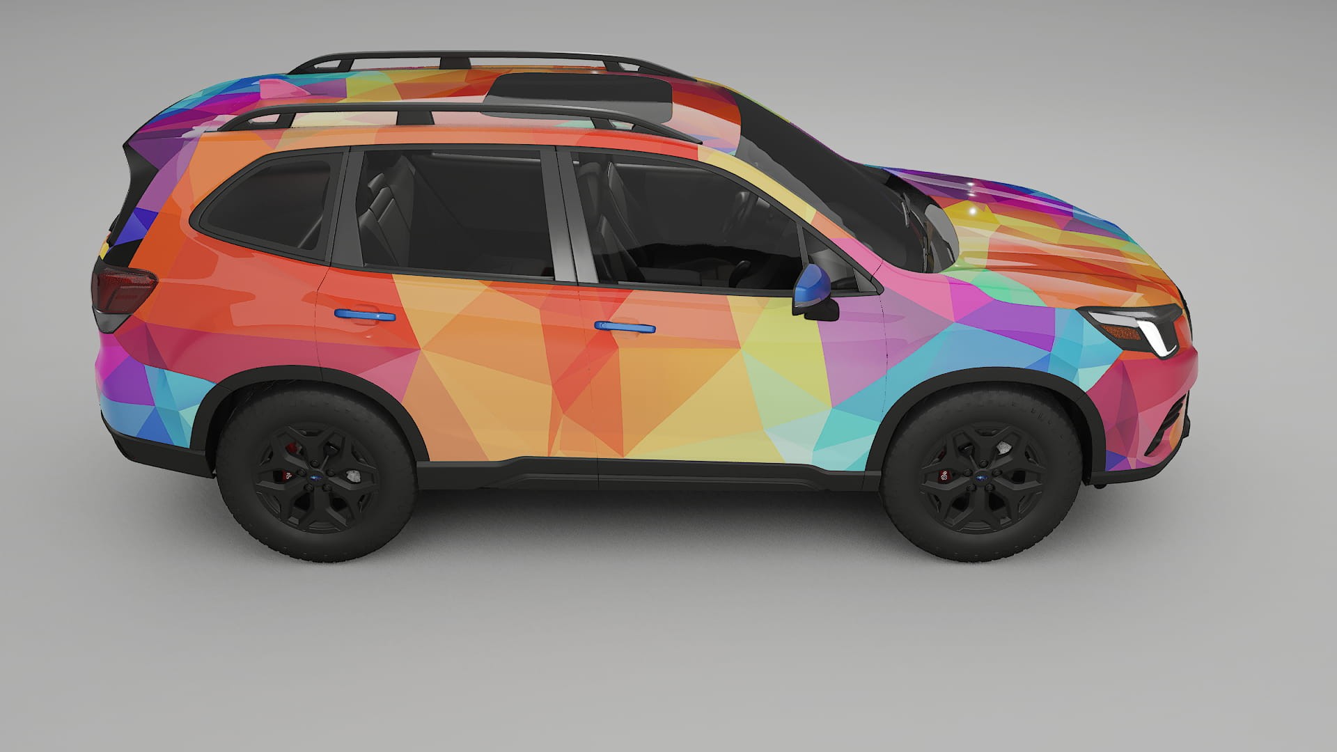 Subaru Forester V SK facelift LCI VECTOR VIBE Designed Wrap PPF Kit – Printable Polyurethane Film