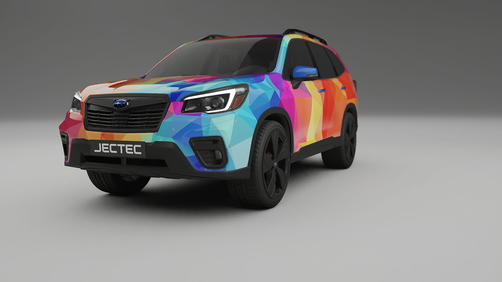 Subaru Forester V SK prefacelift pre-LCI VECTOR VIBE Designed Wrap PPF Kit – Printable Polyurethane Film
