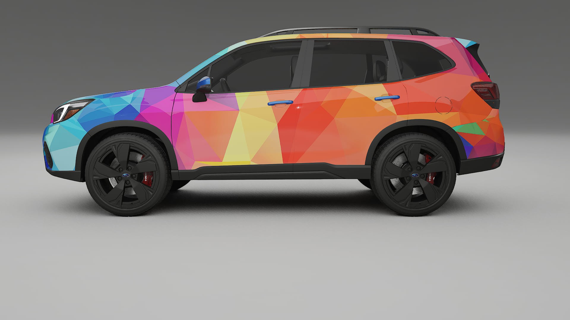 Subaru Forester V SK prefacelift pre-LCI VECTOR VIBE Designed Wrap PPF Kit – Printable Polyurethane Film
