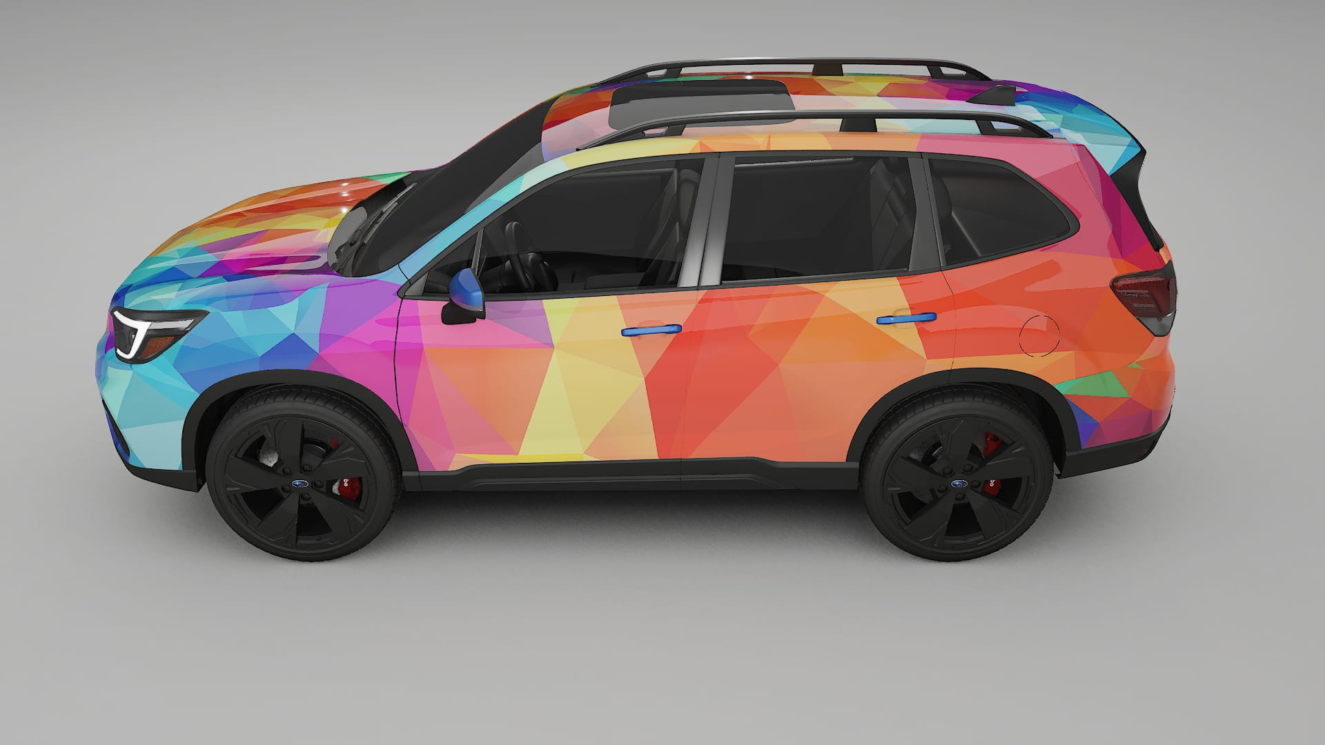 Subaru Forester V SK prefacelift pre-LCI VECTOR VIBE Designed Wrap PPF Kit – Printable Polyurethane Film