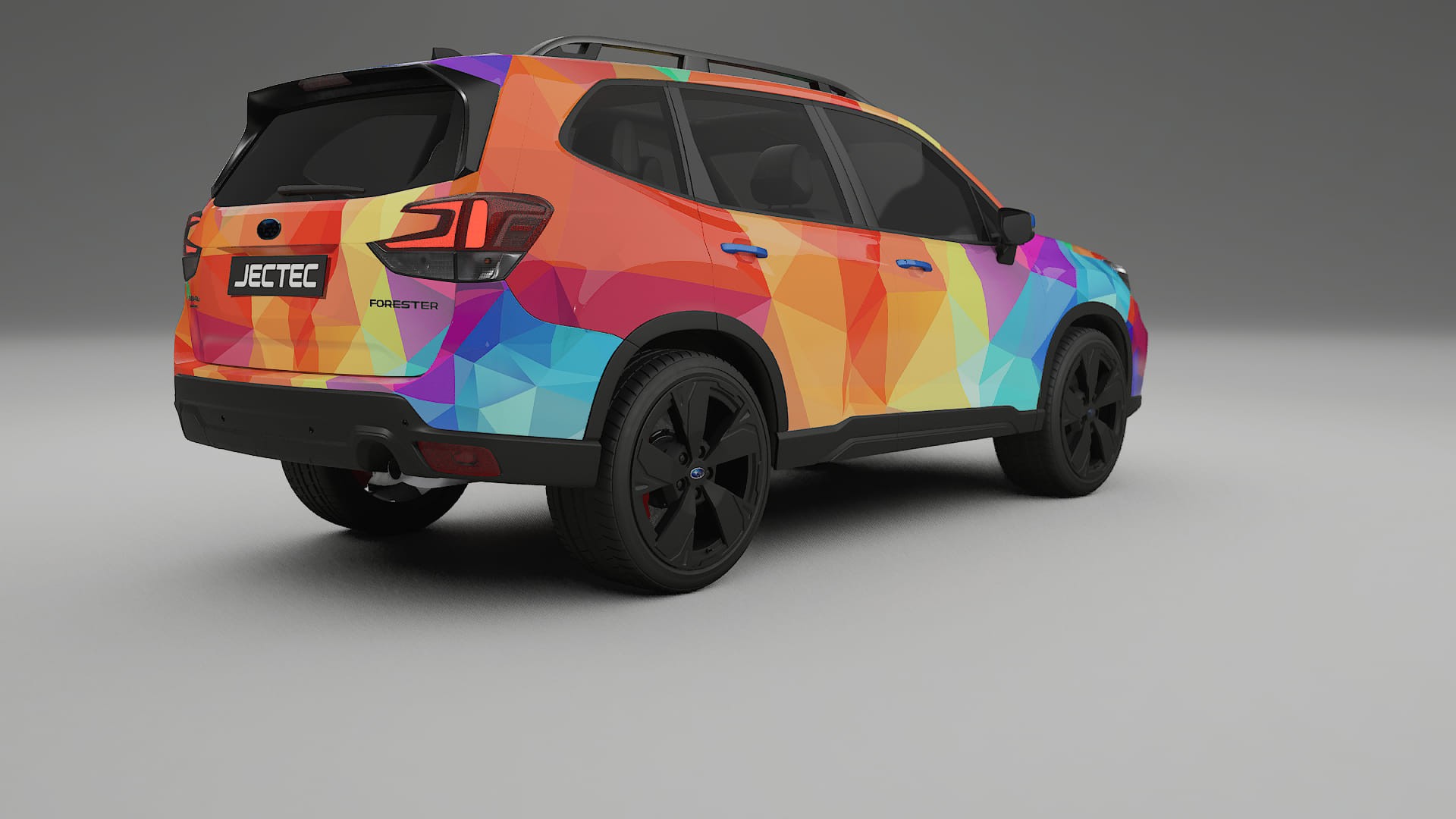 Subaru Forester V SK prefacelift pre-LCI VECTOR VIBE Designed Wrap PPF Kit – Printable Polyurethane Film