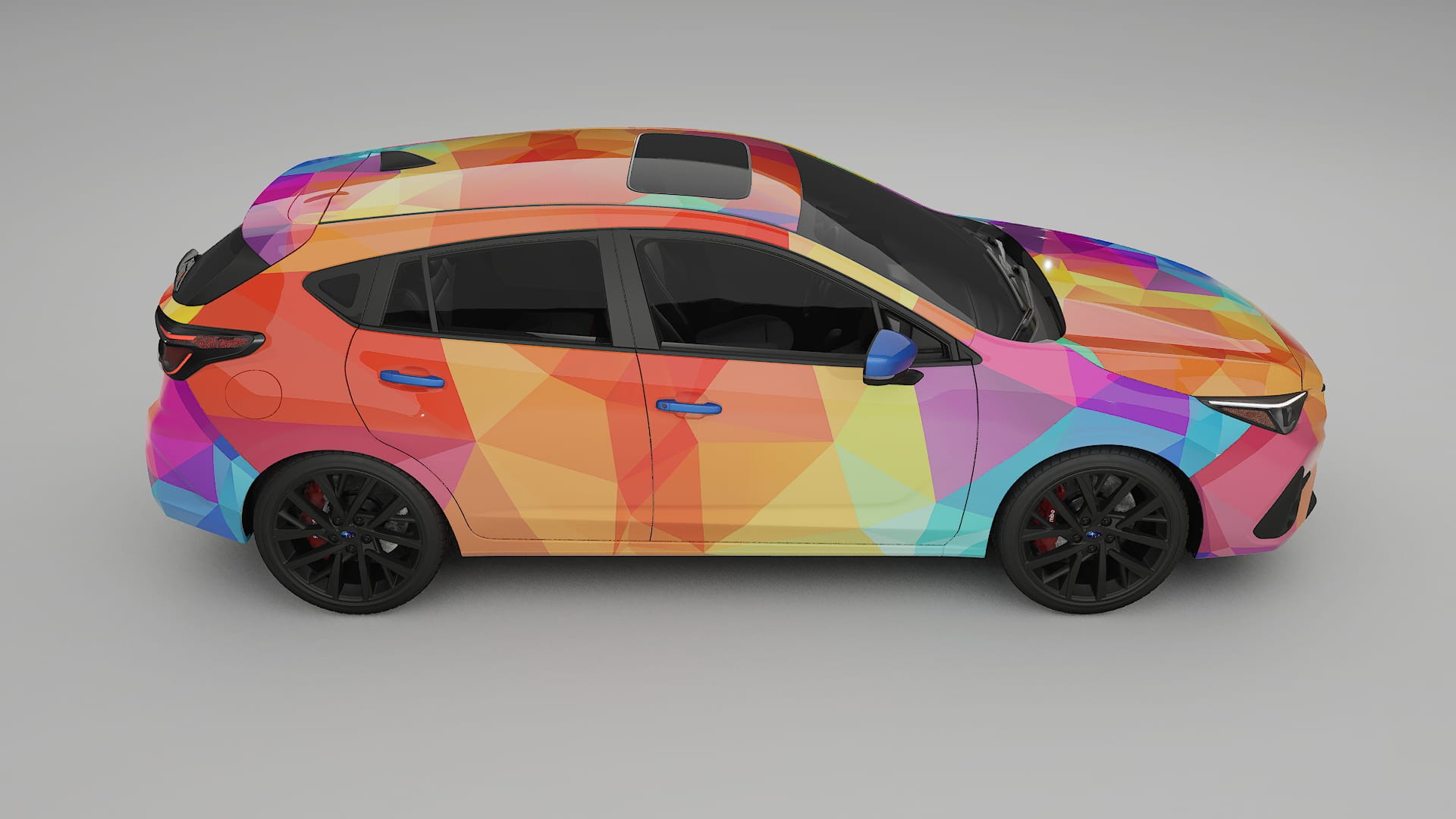 Subaru Impreza GU VECTOR VIBE Designed Wrap PPF Kit – Printable Polyurethane Film