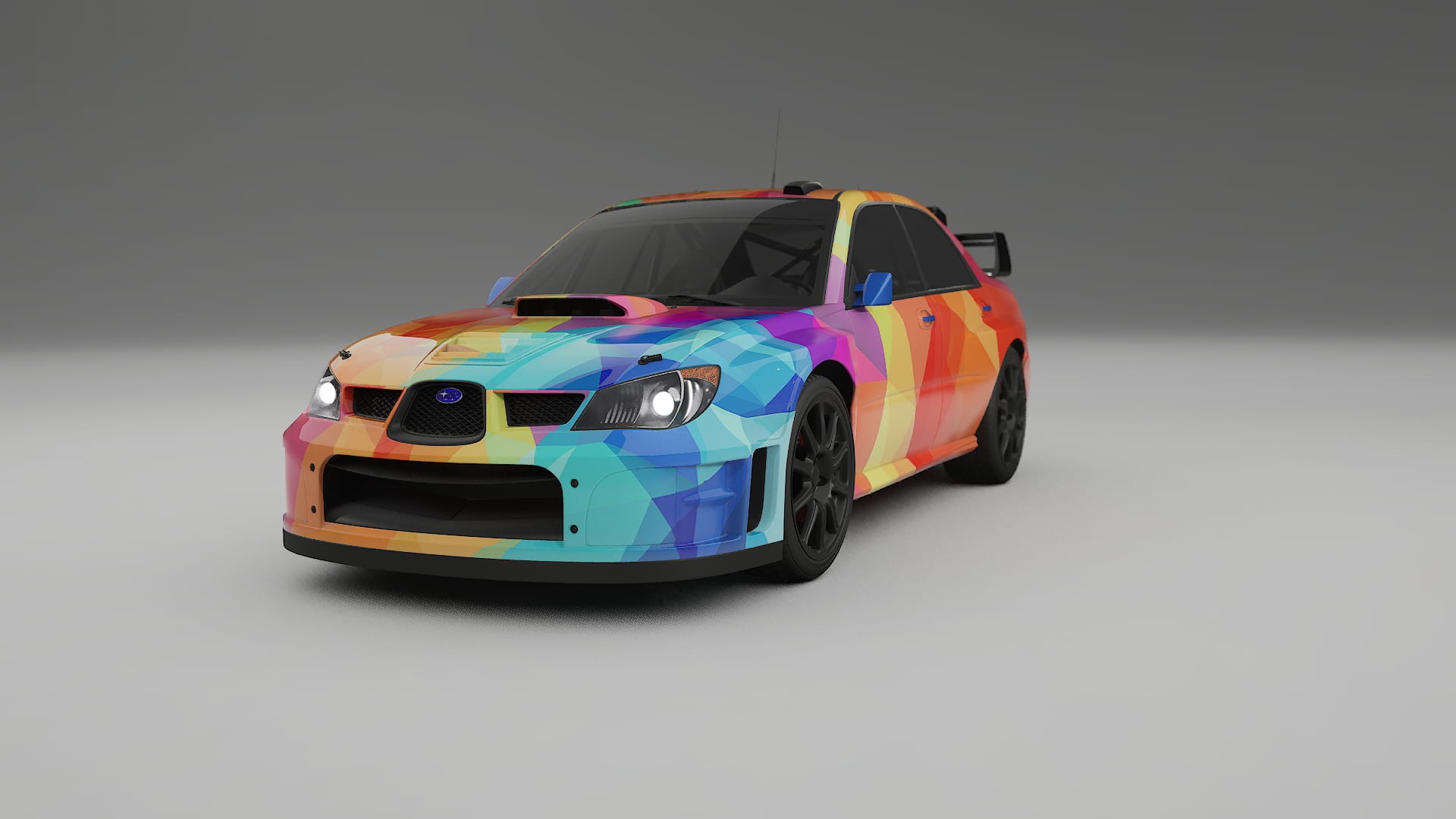 Subaru Impreza WRC GD VECTOR VIBE Designed Wrap PPF Kit – Printable Polyurethane Film