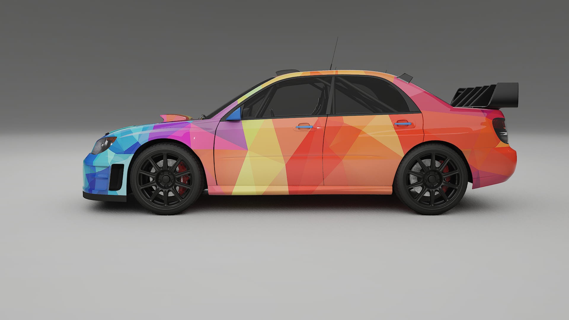 Subaru Impreza WRC GD VECTOR VIBE Designed Wrap PPF Kit – Printable Polyurethane Film