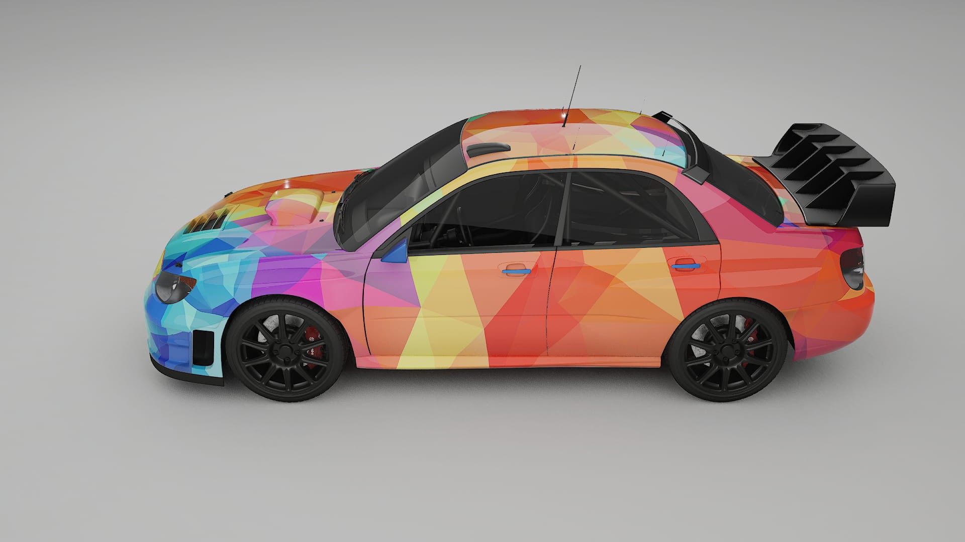 Subaru Impreza WRC GD VECTOR VIBE Designed Wrap PPF Kit – Printable Polyurethane Film