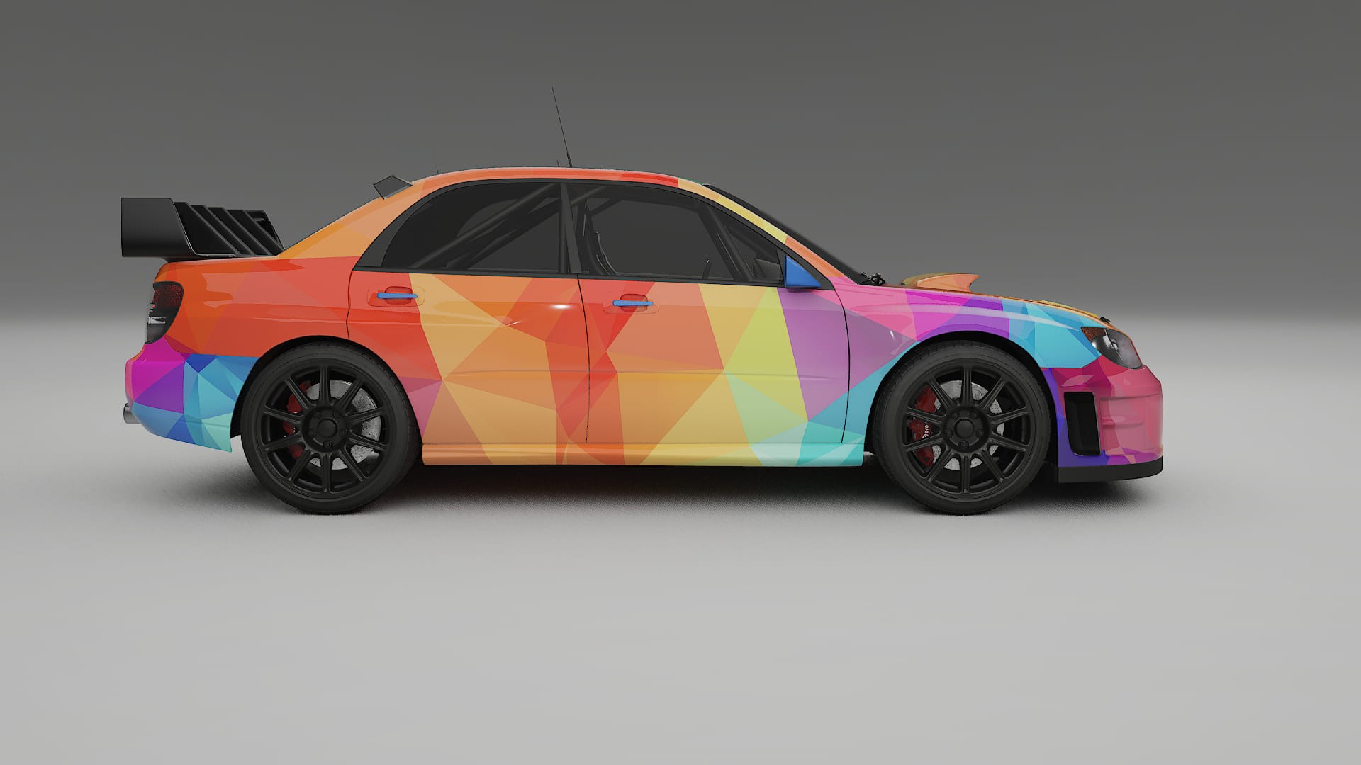 Subaru Impreza WRC GD VECTOR VIBE Designed Wrap PPF Kit – Printable Polyurethane Film
