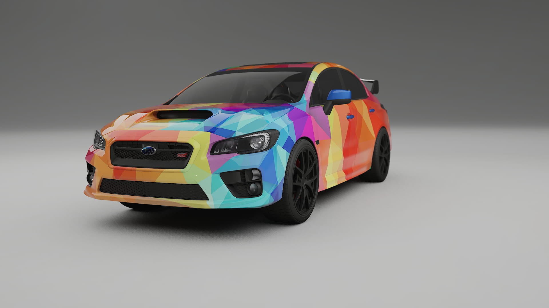 Subaru Impreza WRX Sti VA prefacelift pre-LCI VECTOR VIBE Designed Wrap PPF Kit – Printable Polyurethane Film