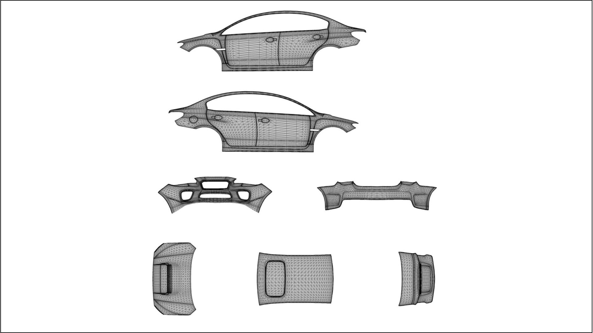 Subaru Impreza WRX Sti VA prefacelift pre-LCI VECTOR VIBE Designed Wrap PPF Kit – Printable Polyurethane Film 2
