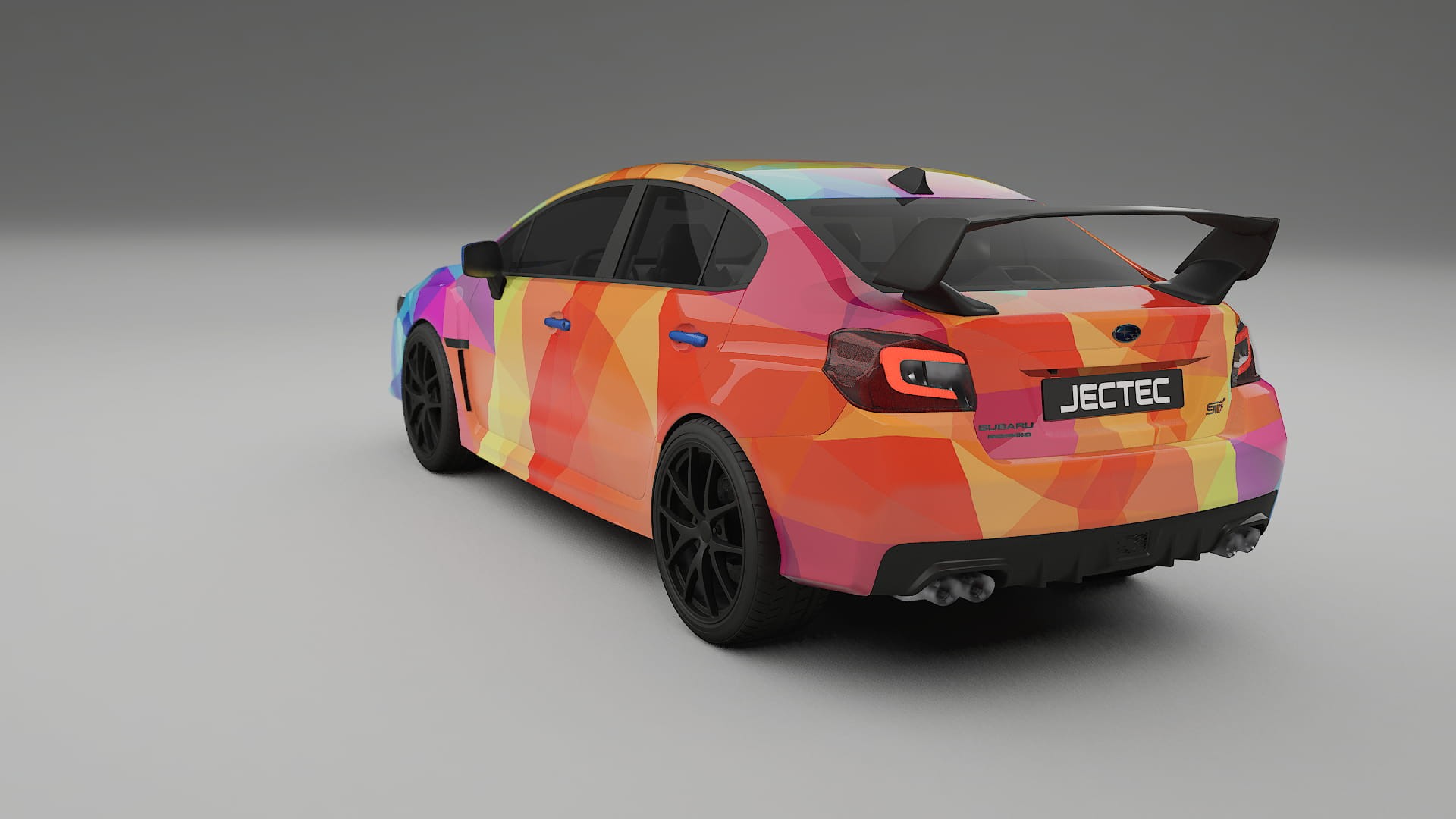 Subaru Impreza WRX Sti VA prefacelift pre-LCI VECTOR VIBE Designed Wrap PPF Kit – Printable Polyurethane Film