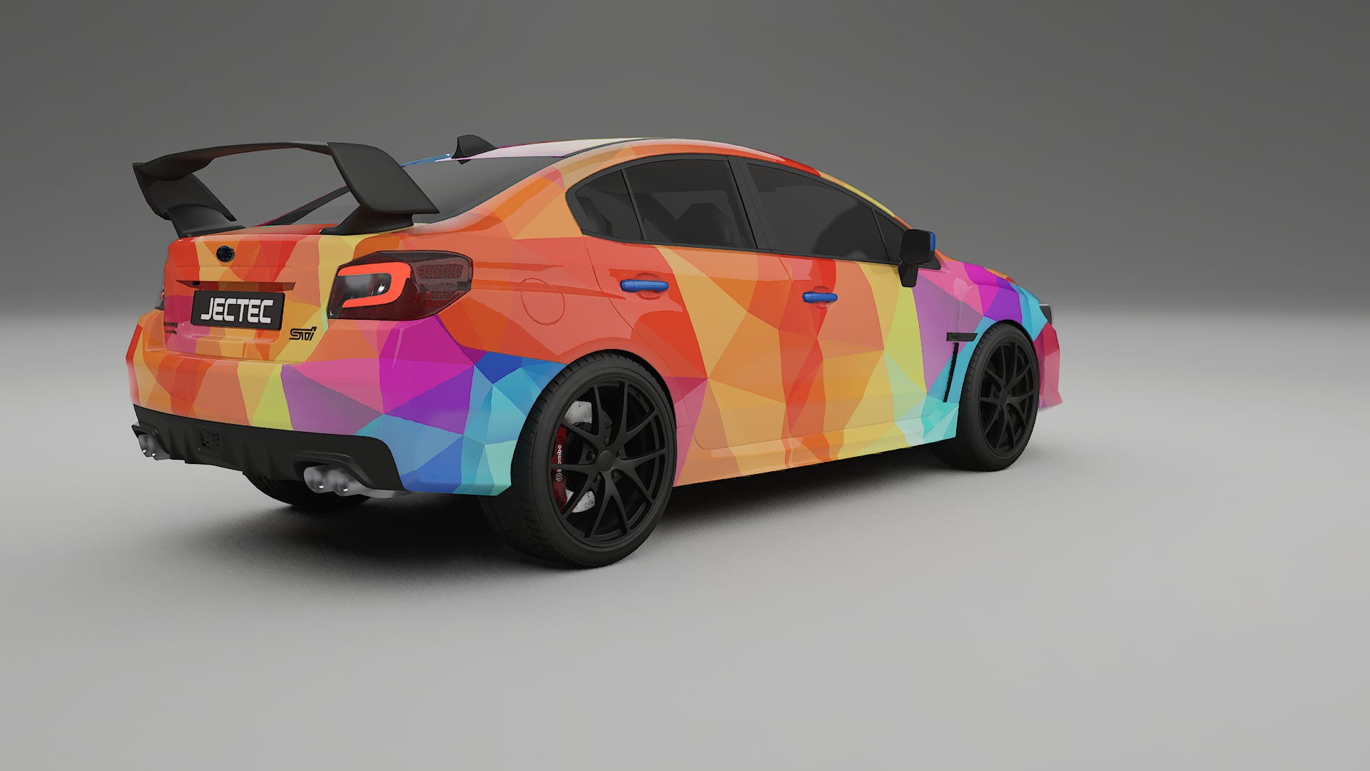 Subaru Impreza WRX Sti VA prefacelift pre-LCI VECTOR VIBE Designed Wrap PPF Kit – Printable Polyurethane Film