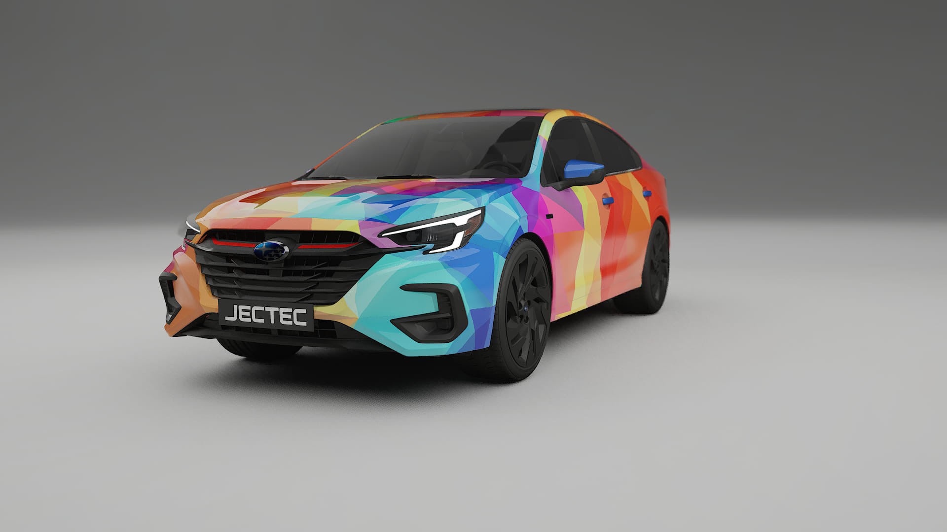 Subaru Legacy BW VECTOR VIBE Designed Wrap PPF Kit – Printable Polyurethane Film