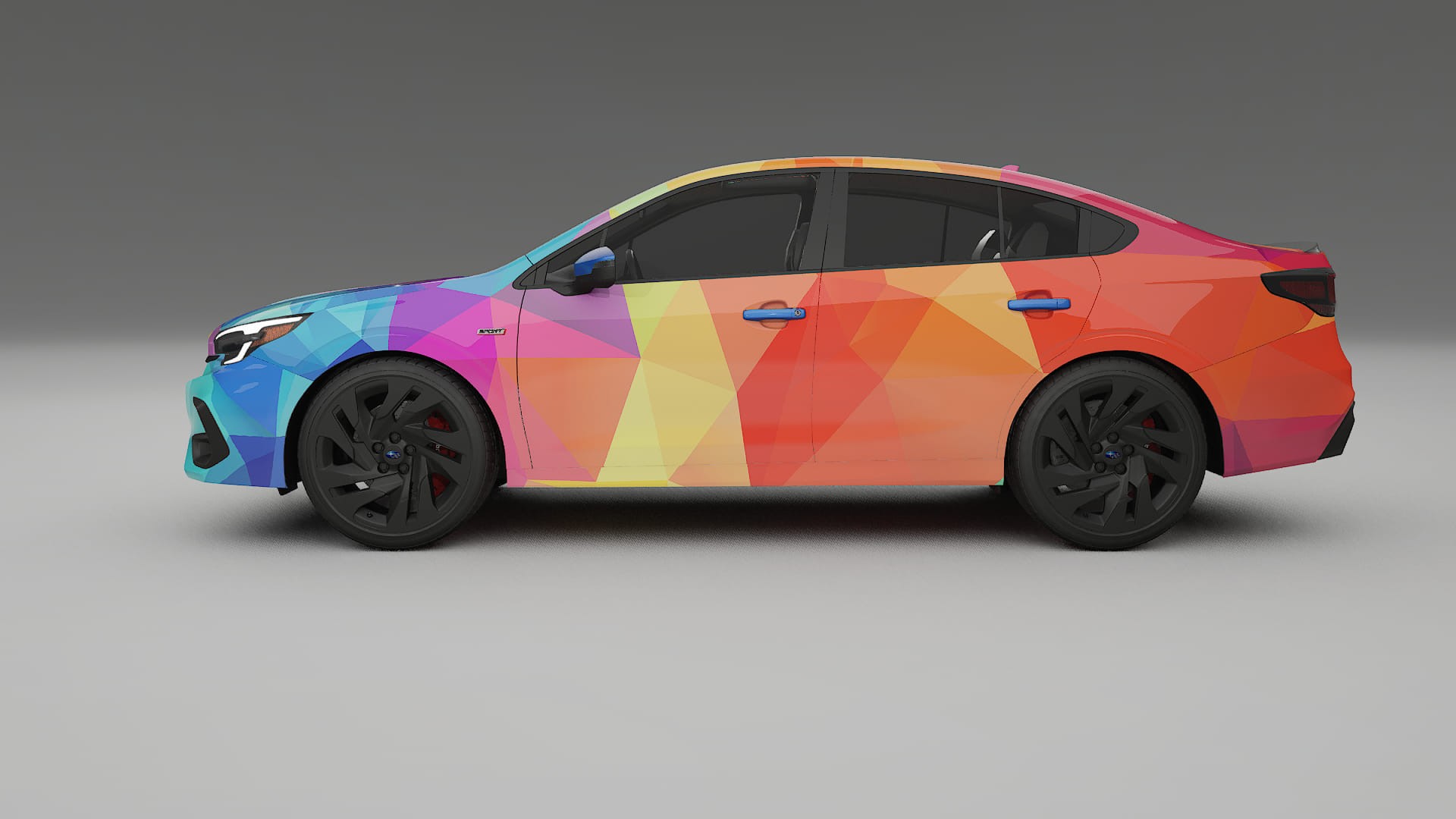 Subaru Legacy BW VECTOR VIBE Designed Wrap PPF Kit – Printable Polyurethane Film