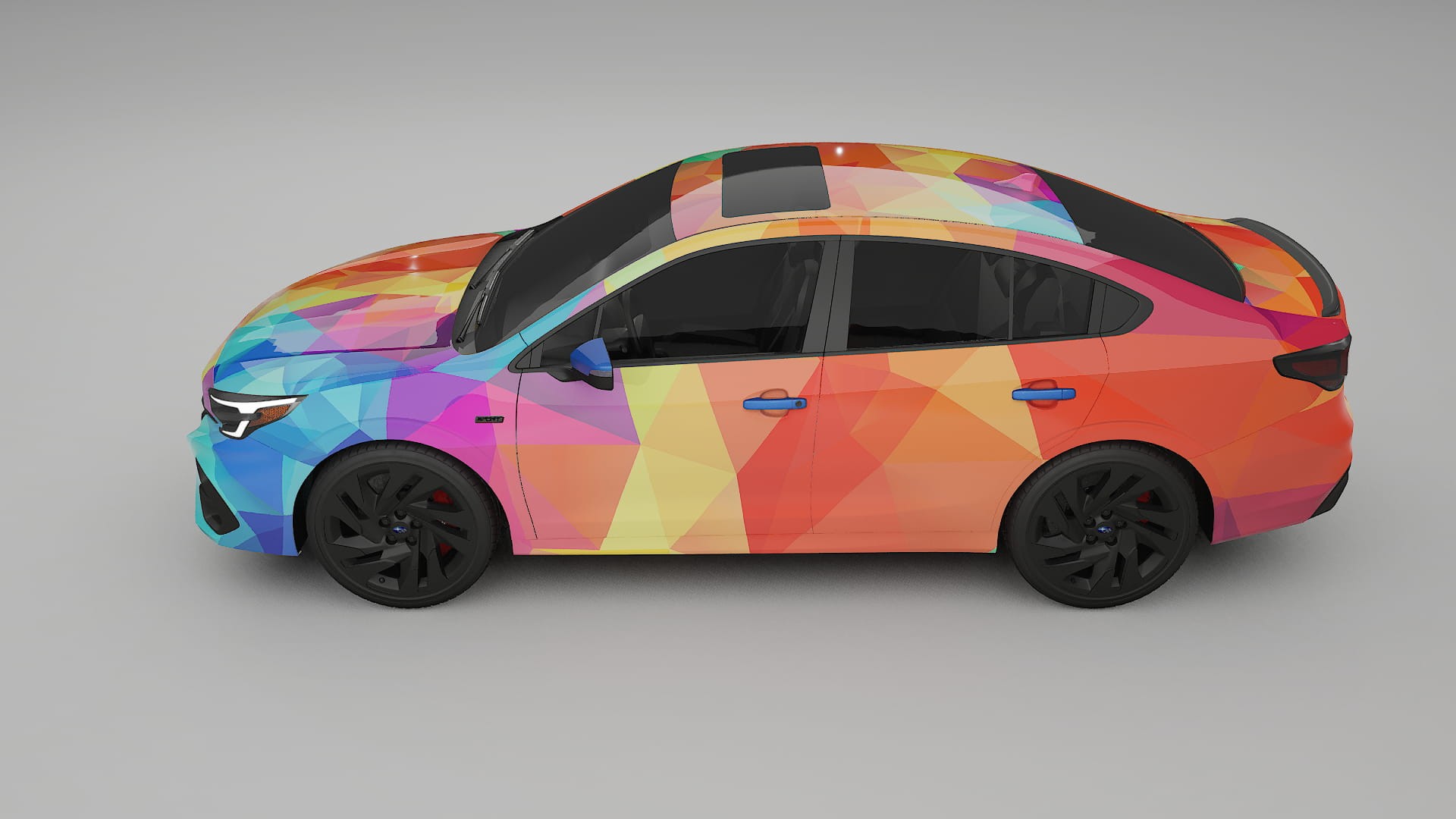 Subaru Legacy BW VECTOR VIBE Designed Wrap PPF Kit – Printable Polyurethane Film