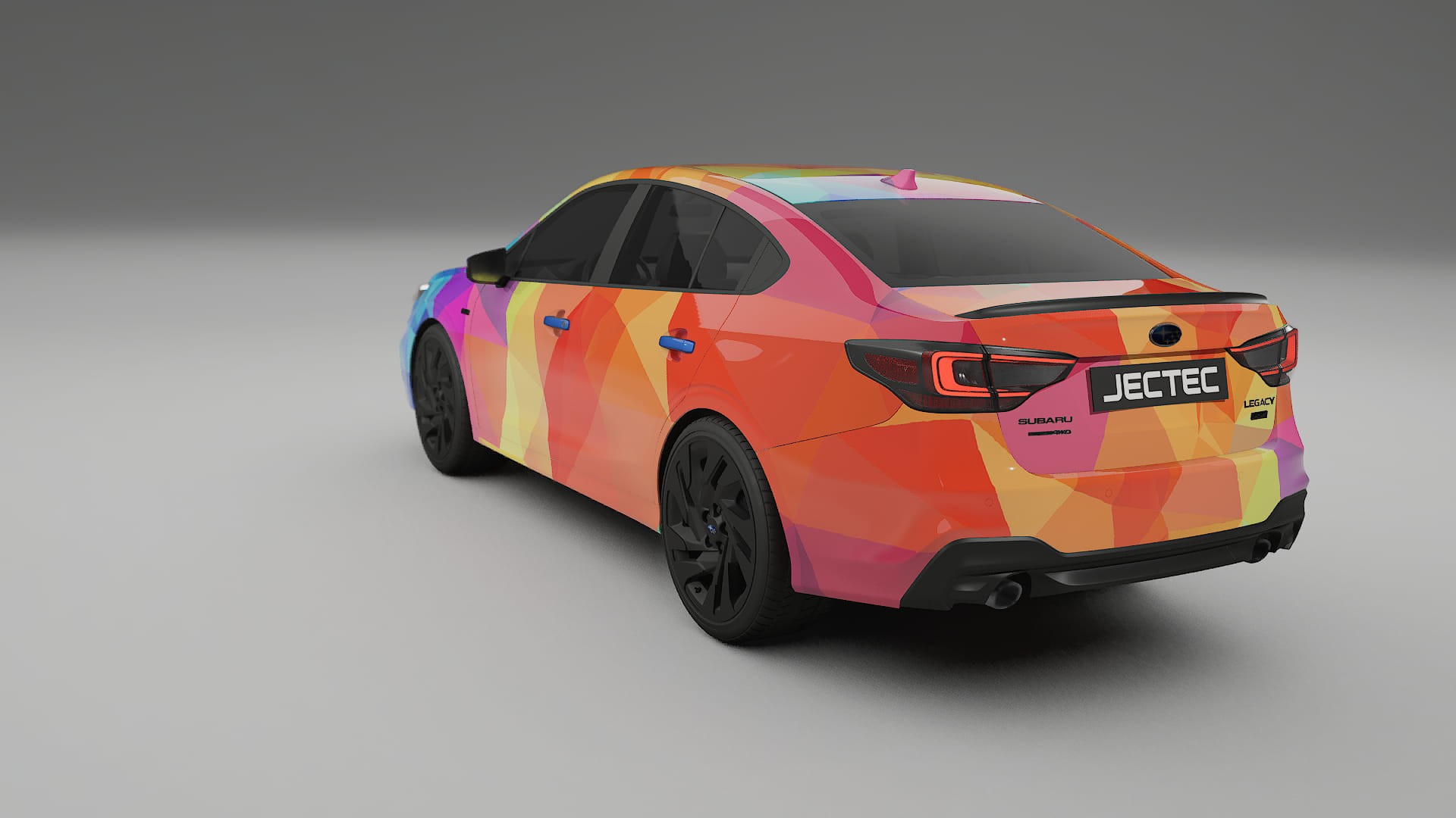 Subaru Legacy BW VECTOR VIBE Designed Wrap PPF Kit – Printable Polyurethane Film