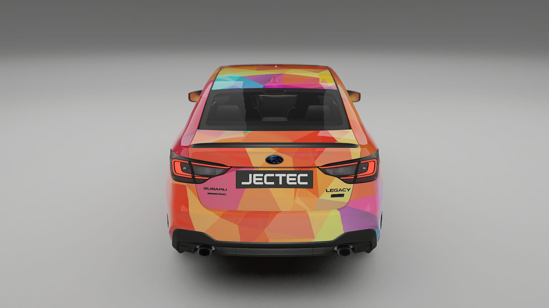 Subaru Legacy BW VECTOR VIBE Designed Wrap PPF Kit – Printable Polyurethane Film