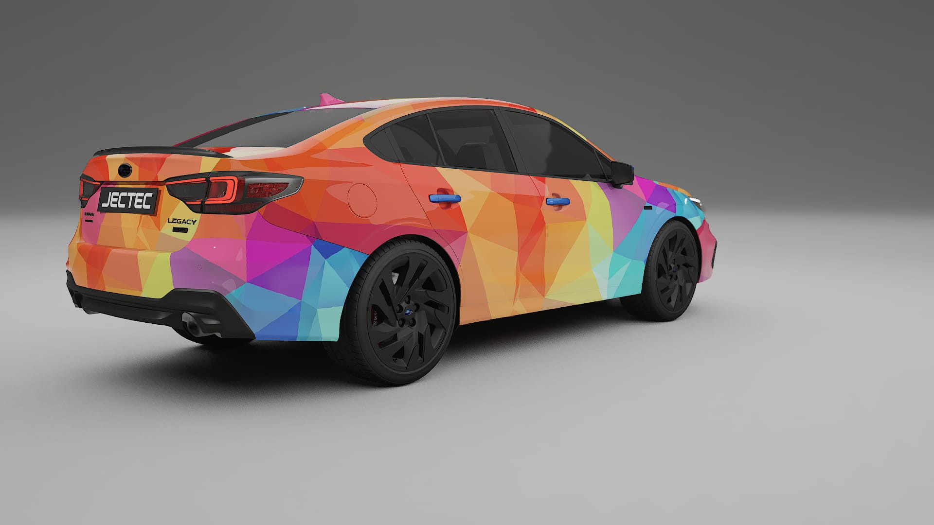 Subaru Legacy BW VECTOR VIBE Designed Wrap PPF Kit – Printable Polyurethane Film