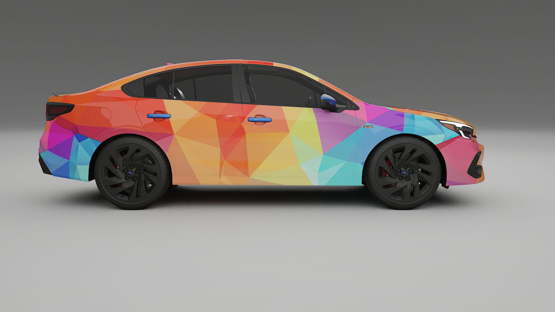 Subaru Legacy BW VECTOR VIBE Designed Wrap PPF Kit – Printable Polyurethane Film