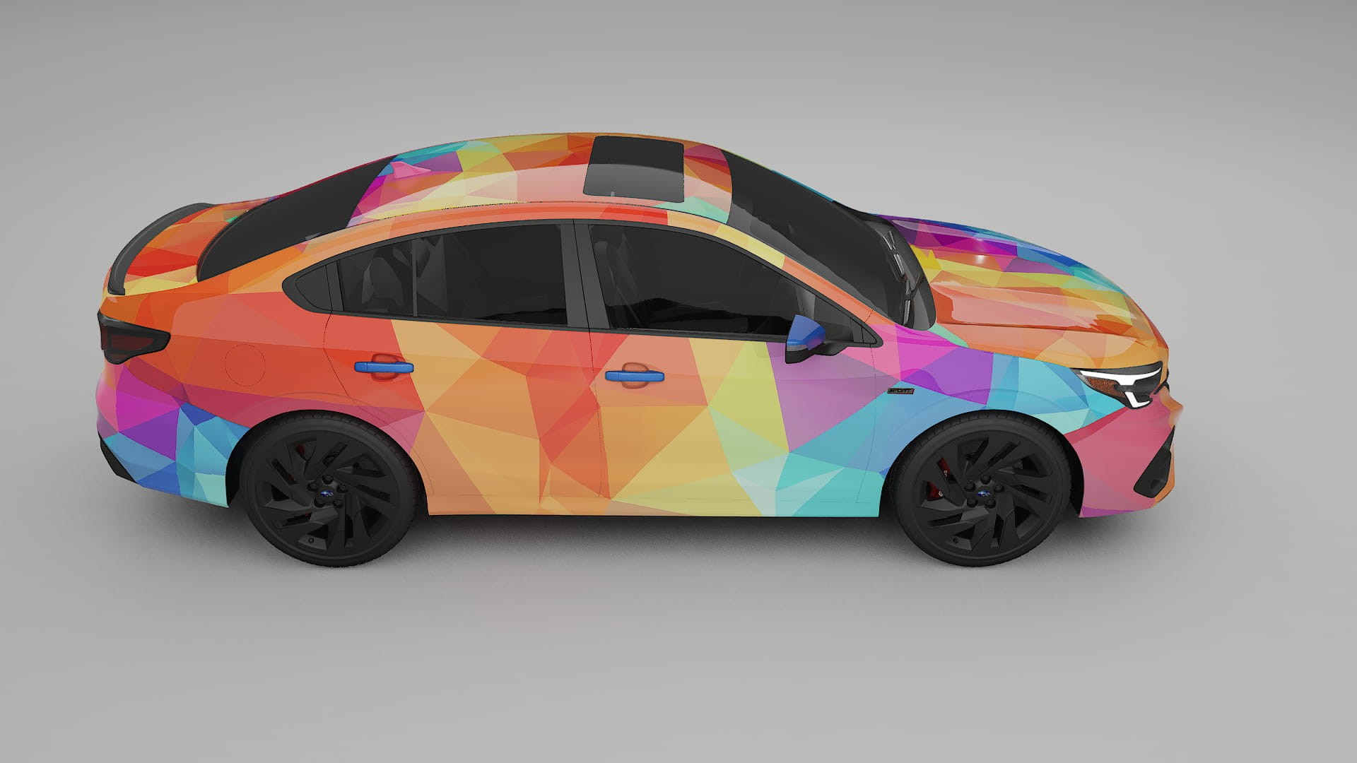 Subaru Legacy BW VECTOR VIBE Designed Wrap PPF Kit – Printable Polyurethane Film